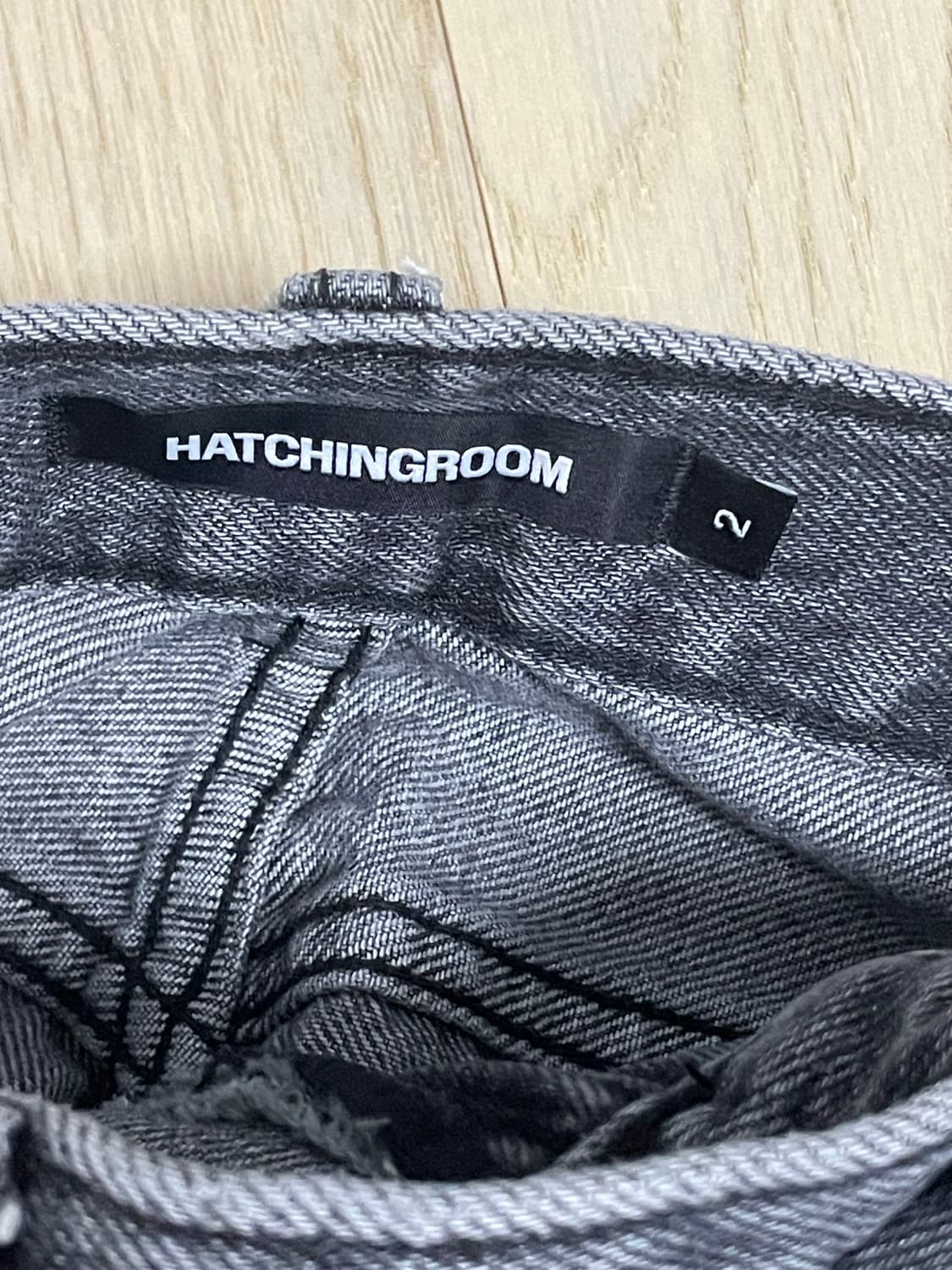 [2] 해칭룸 커브진 워시드블랙 상품이미지4