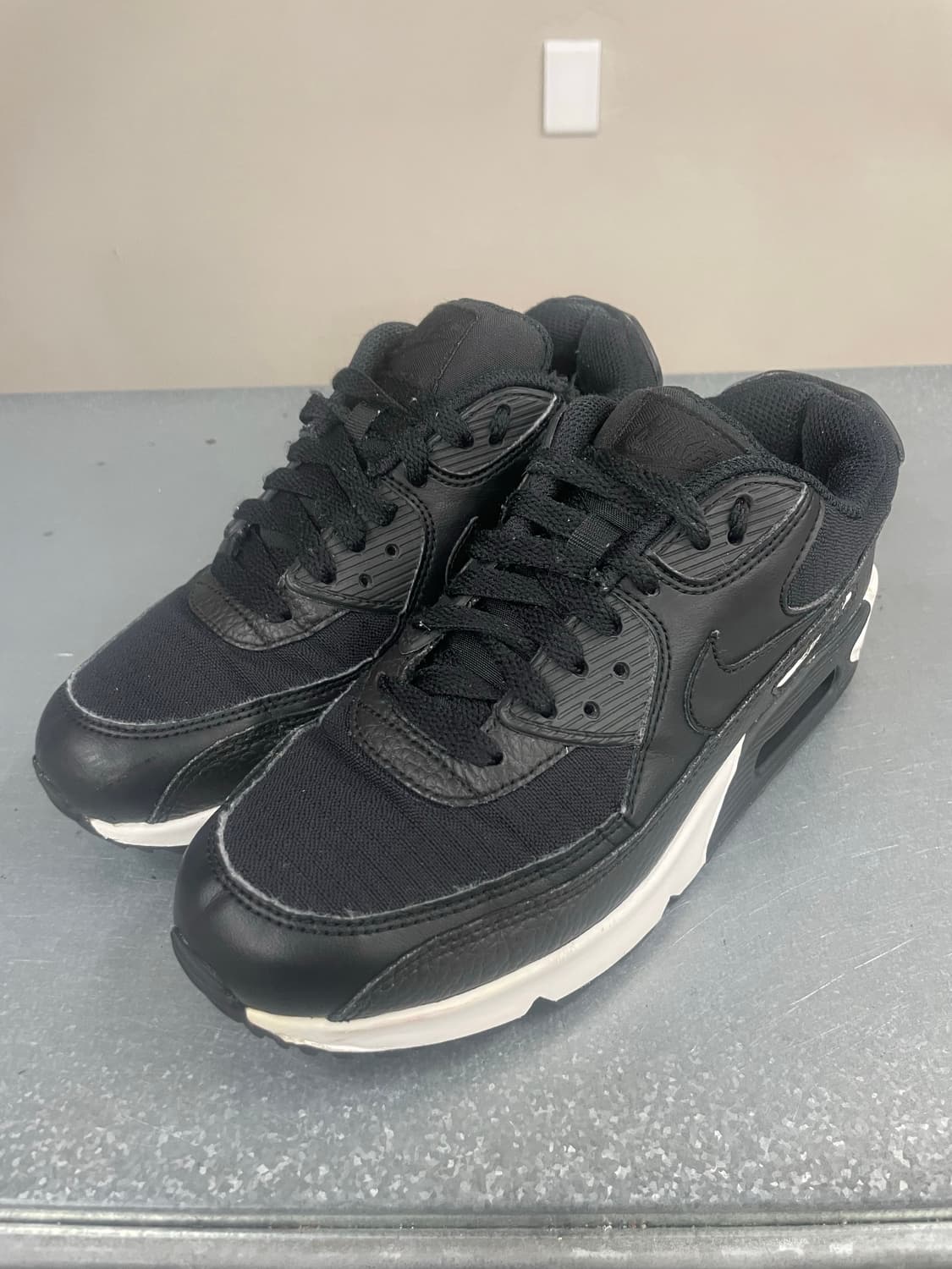 나이키 에어맥스 90 LTR 블랙 화이트 230 상품이미지2