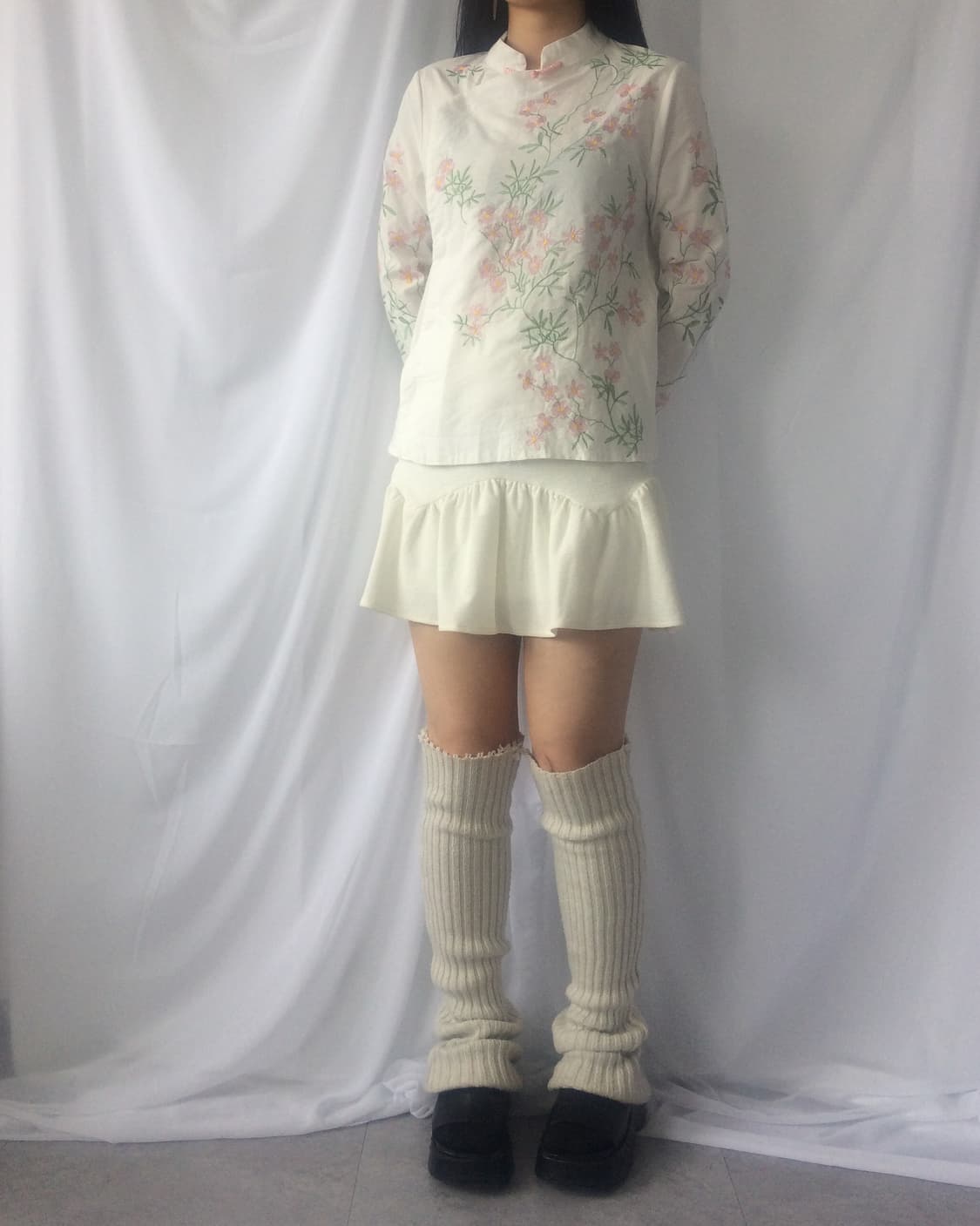 Flower pattern needle work jacket 상품이미지9