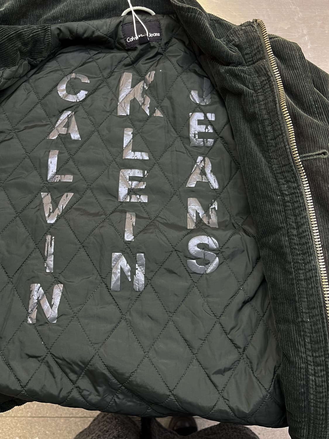 캘빈클라인 진  투포켓 아미 코듀로이 자켓 상품이미지7