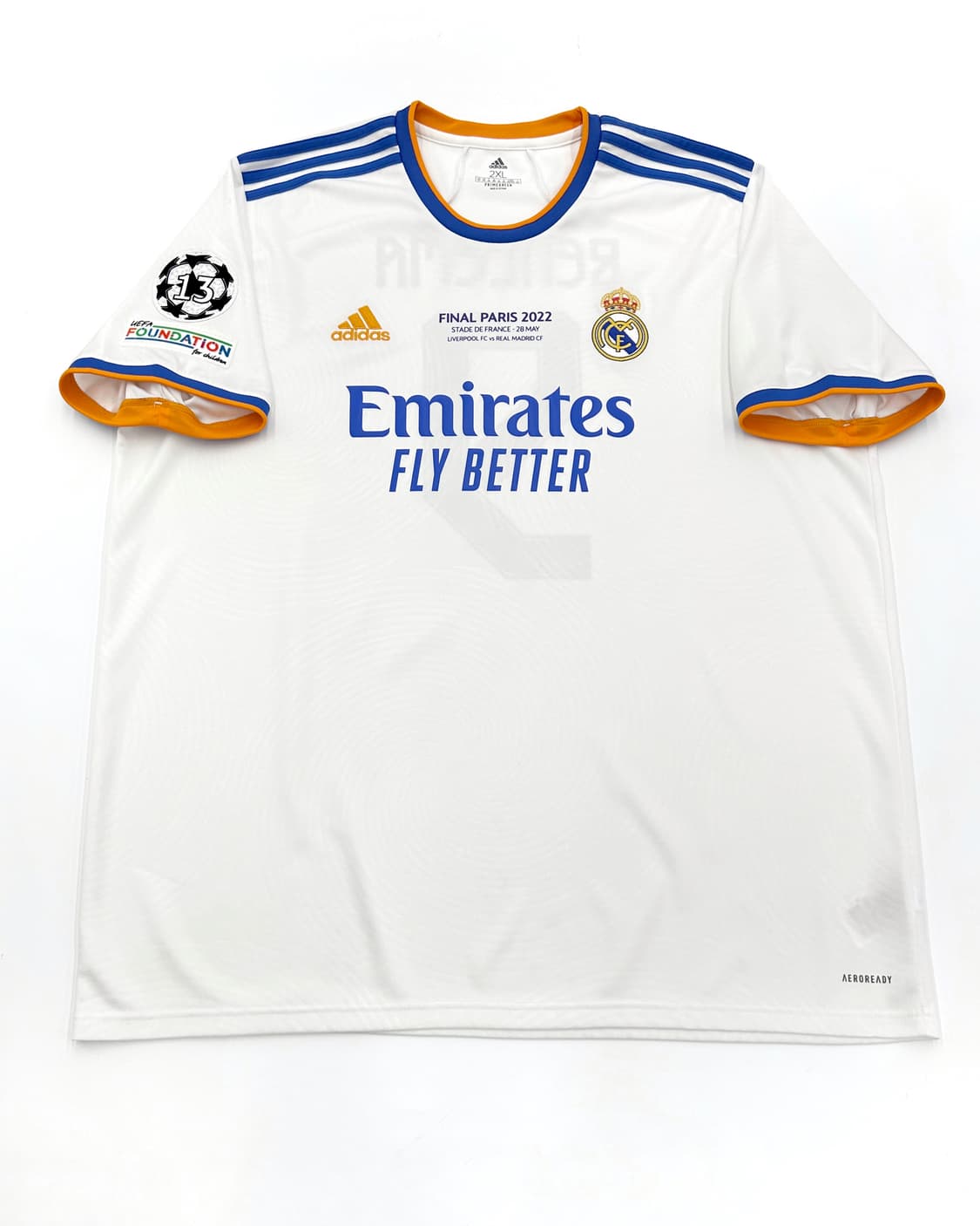 아디다스 21-22 레알 마드리드 홈 챔스 파이널킷 벤제마 상품이미지3