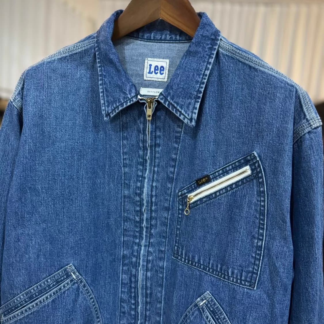 Dockers 90s 빈티지 데님 랍스터 클립 워크 자켓 상품이미지6