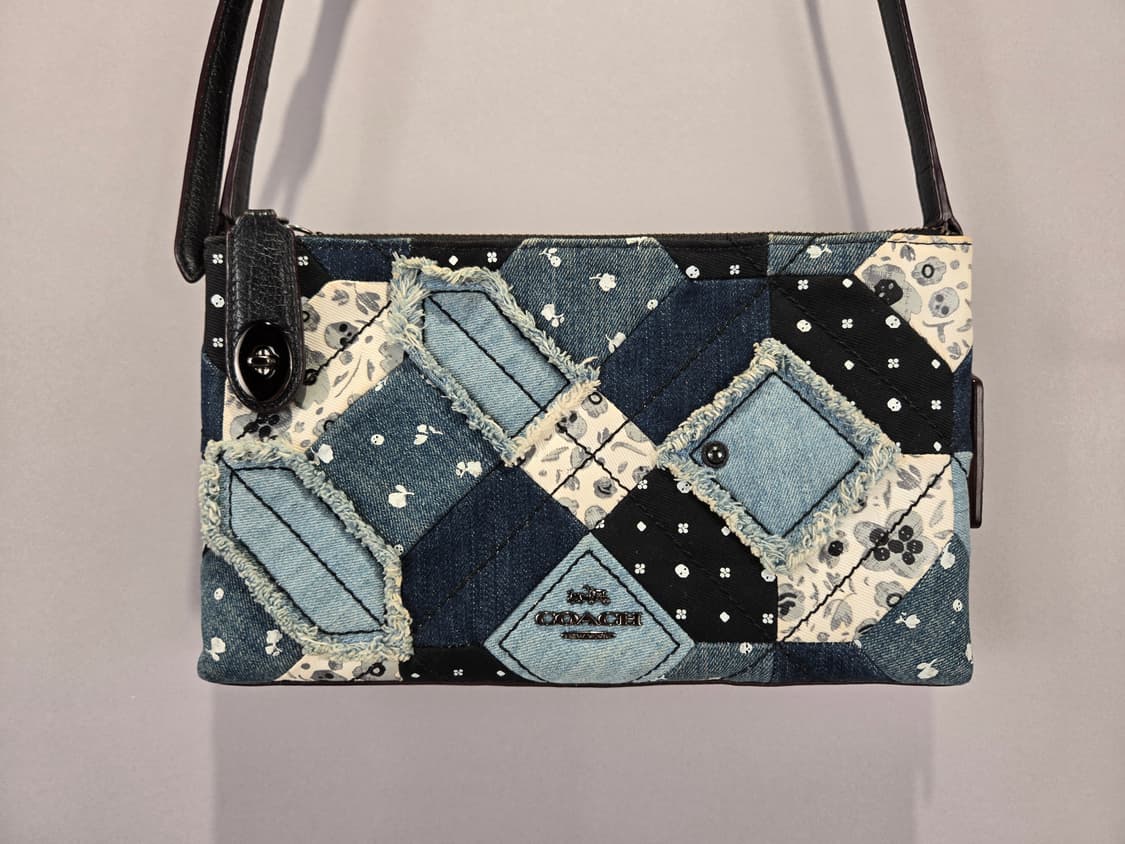 COACH 코치 데님 패치워크 투웨이 크로스백 가방 정품 상품이미지3