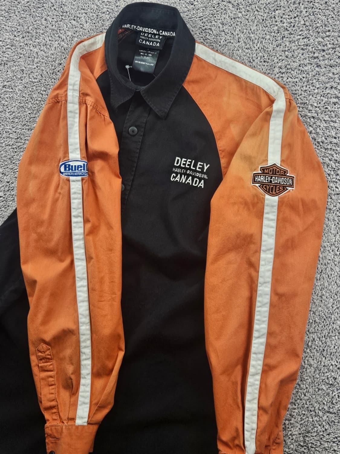 할리데이비슨 딜리 캐나다 바이커 셔츠 ( L추정 ) / 11464 상품이미지6
