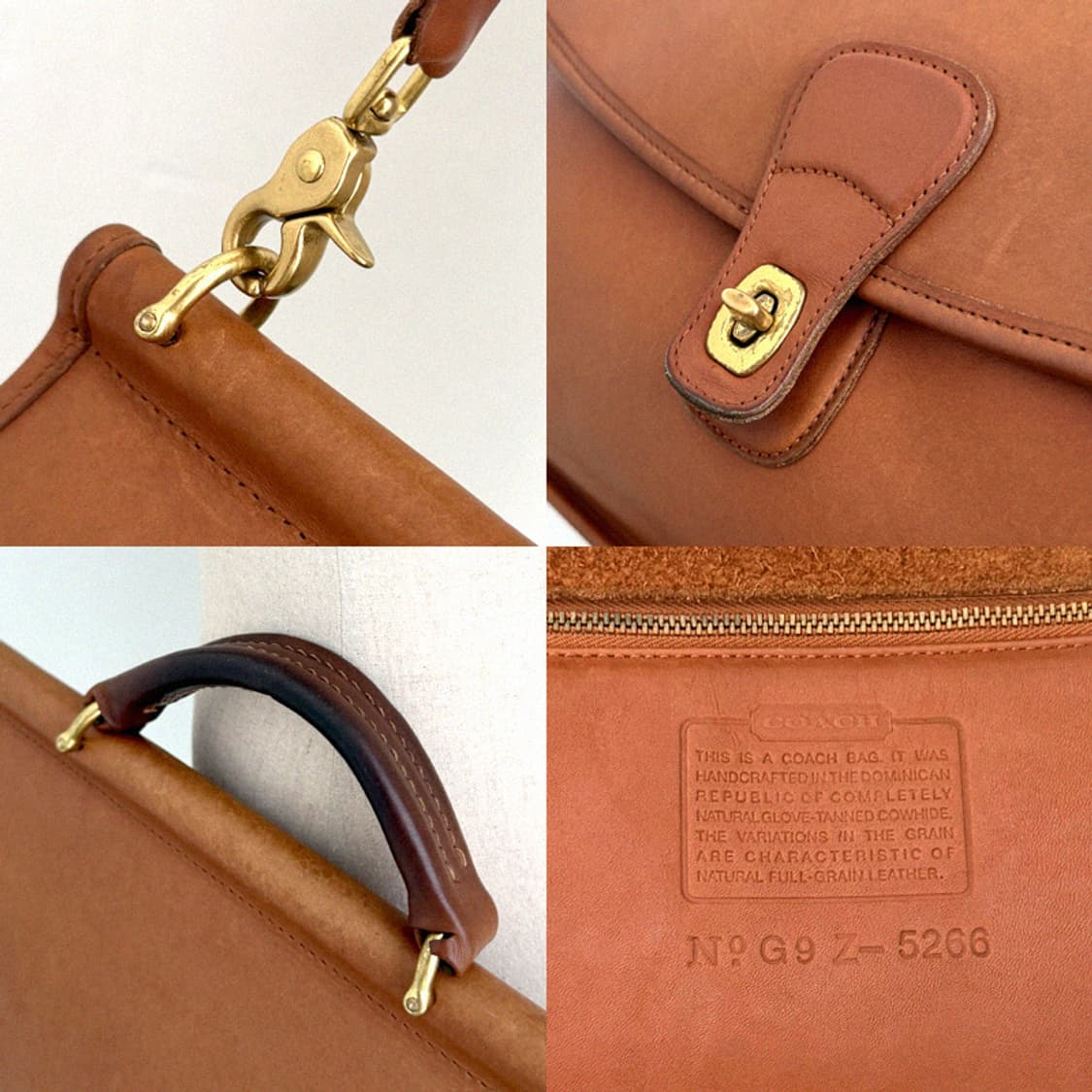 올드 코치 윌리스 브리프케이스 브라운 비즈니스 서류가방 상품이미지10