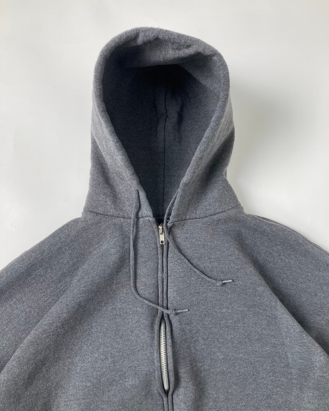 90s Russell Zip Up Hoodie (charcoal) 상품이미지6