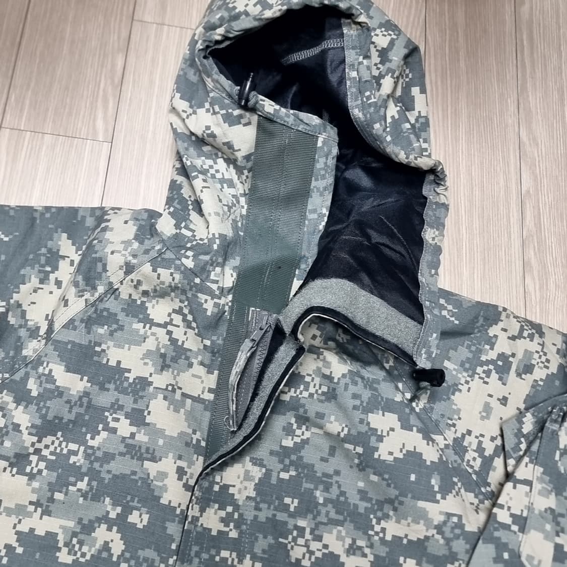 미군 디지털 픽셀 군용 화생방 자켓(mr) 상품이미지2
