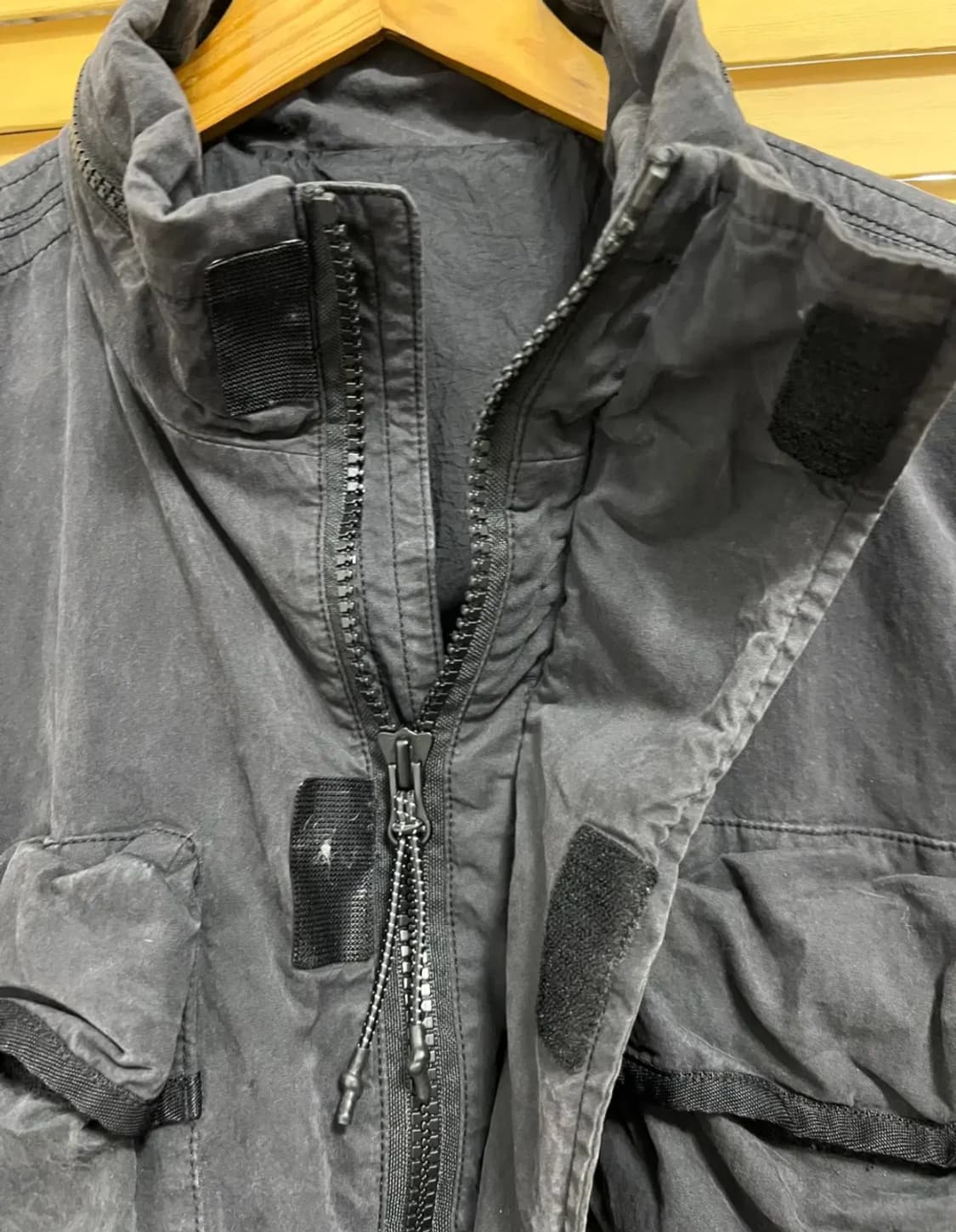 NSAD 남성 블랙 테크가먼트다잉자 워크자켓

 상품이미지3