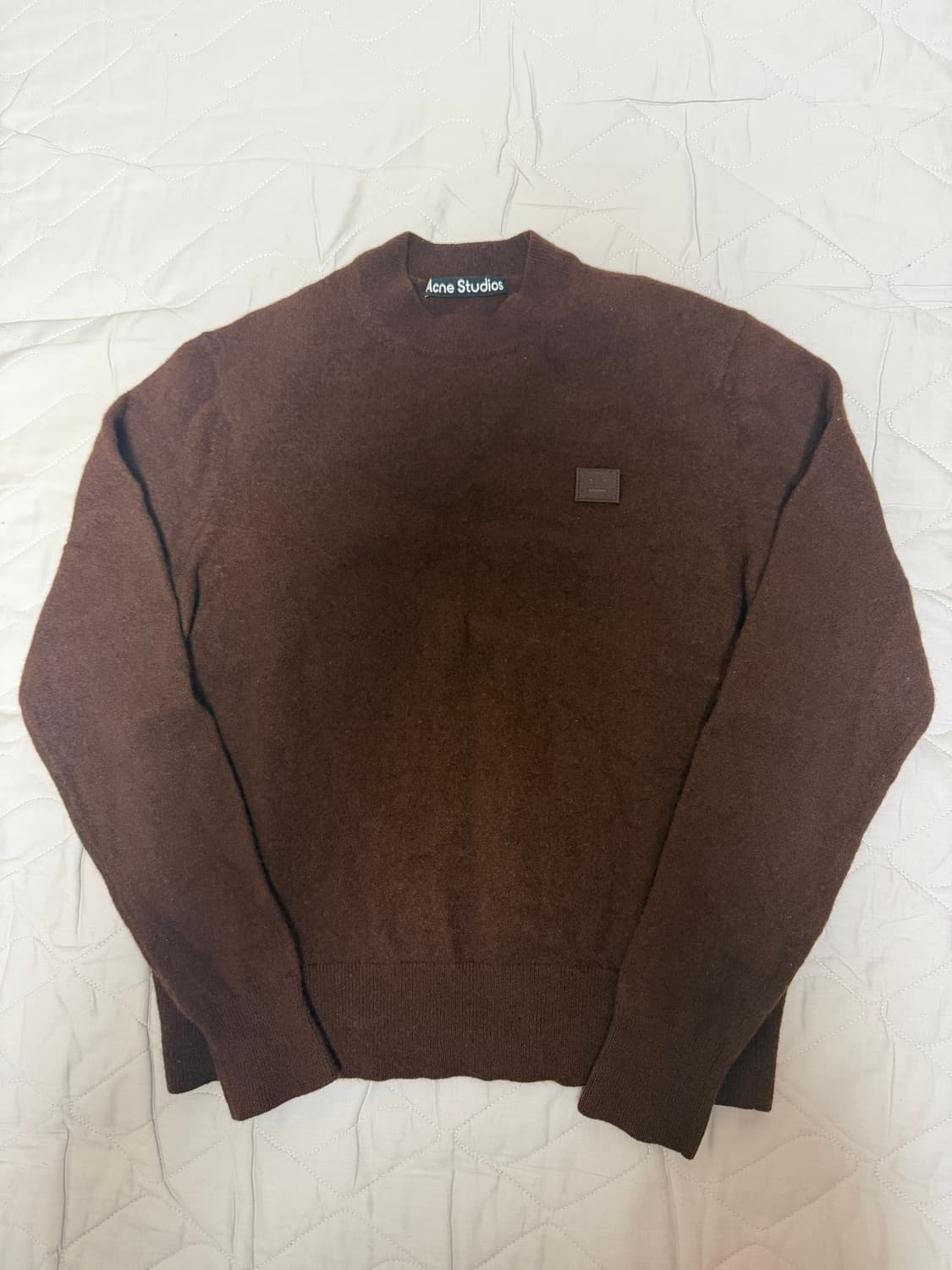 아크네 스튜디오 페이스 패치 울 니트 XS 상품이미지1