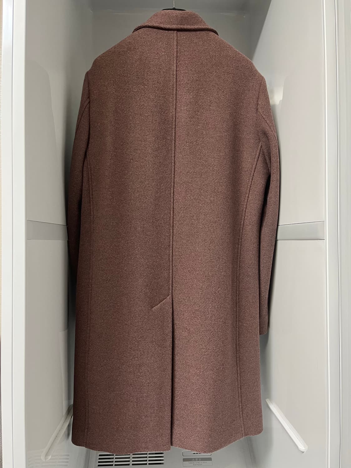 타임옴므 야크&캐시미어 멜란지핑크 코트 100사이즈 상품이미지2