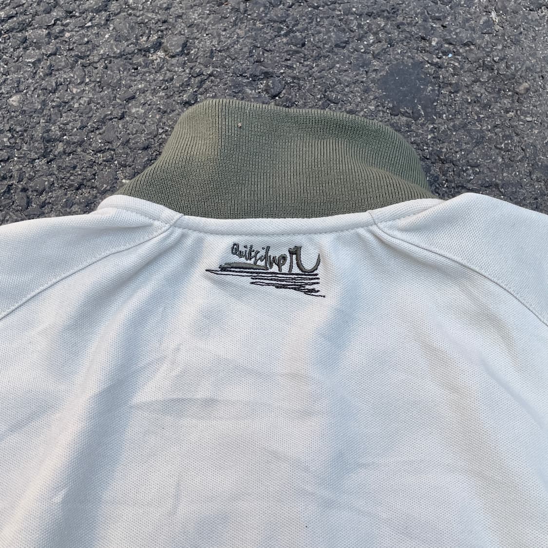 00s 퀵실버 말차 카키 올드스쿨 오버핏 져지 힙합 트랙탑 XL 상품이미지5