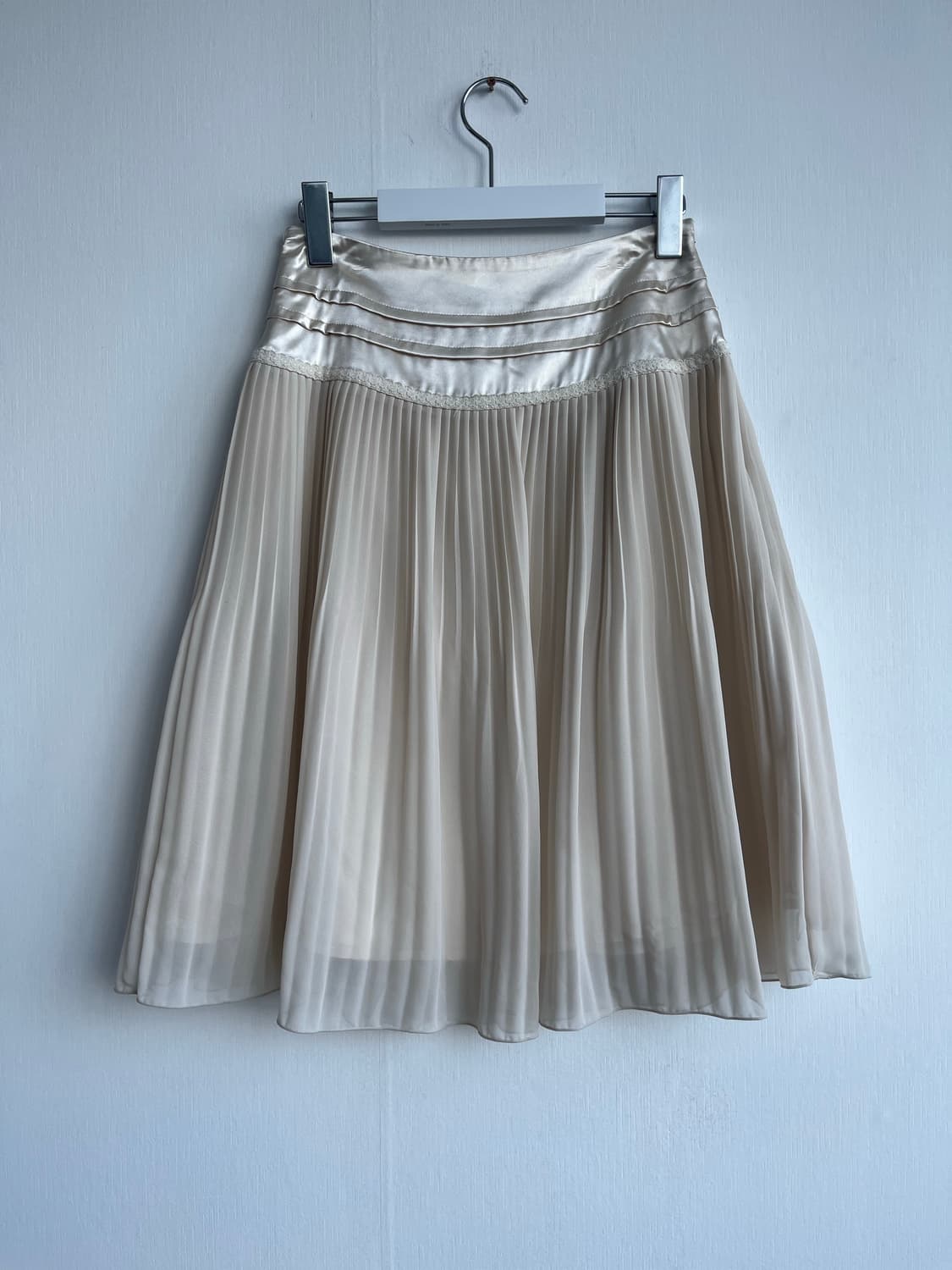쉬폰 새틴 플리츠 스커트 상품이미지4
