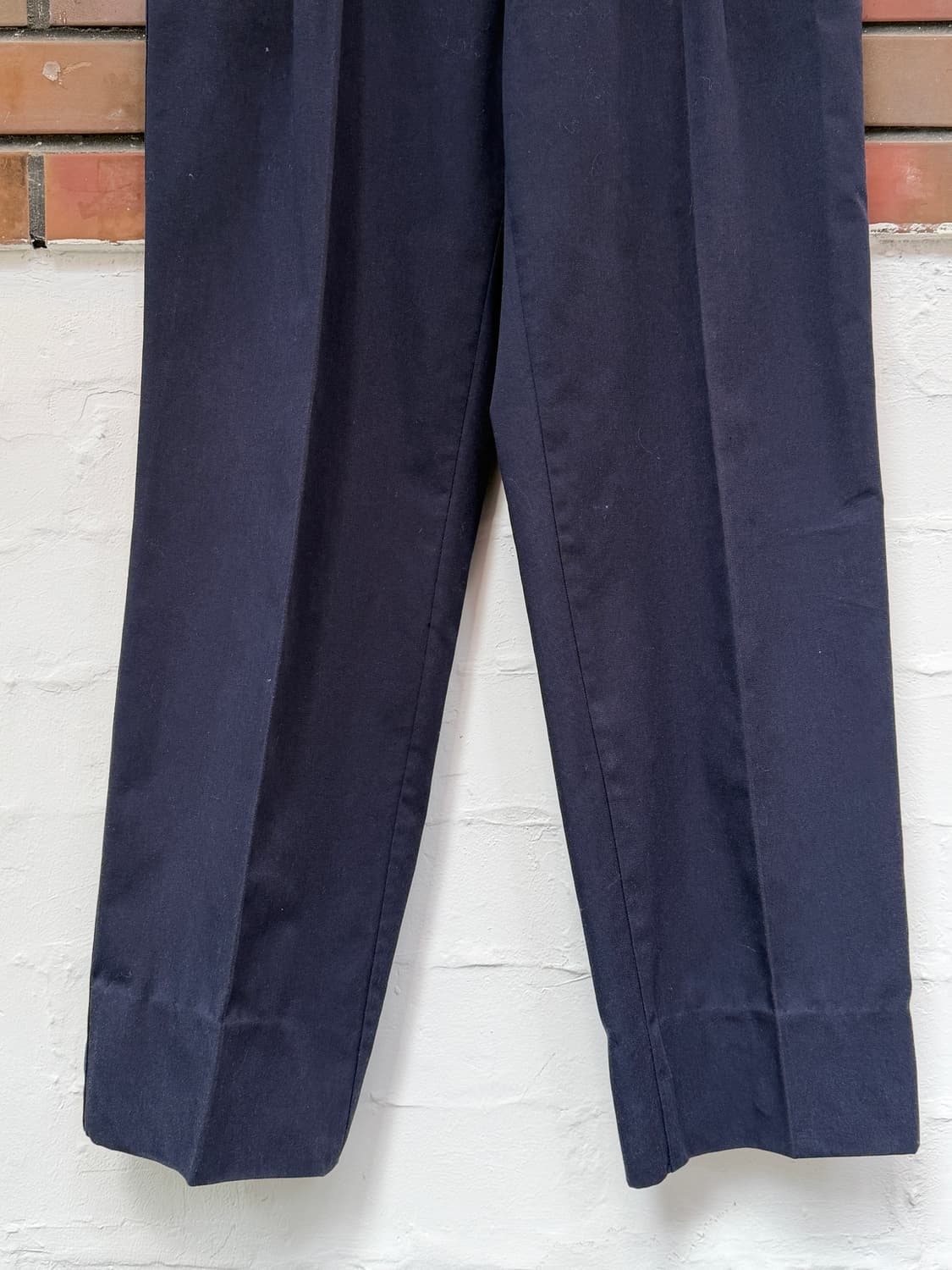 Burberrys 버버리 네이비 치노 핀턱 트라우저 34 상품이미지4