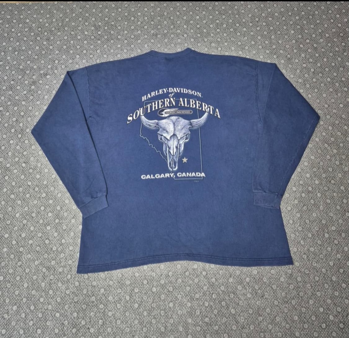 [XL]90s US Made 할리데이비슨 롱슬리브 - 198 상품이미지1