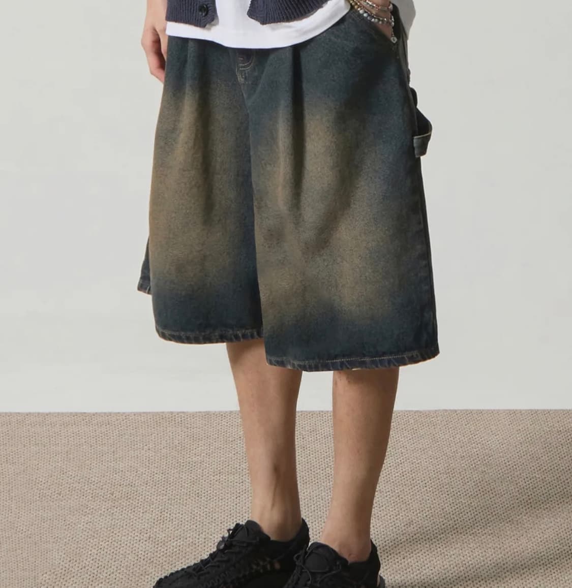 디미트리블랙 옐로우워싱 버뮤다 상품이미지1