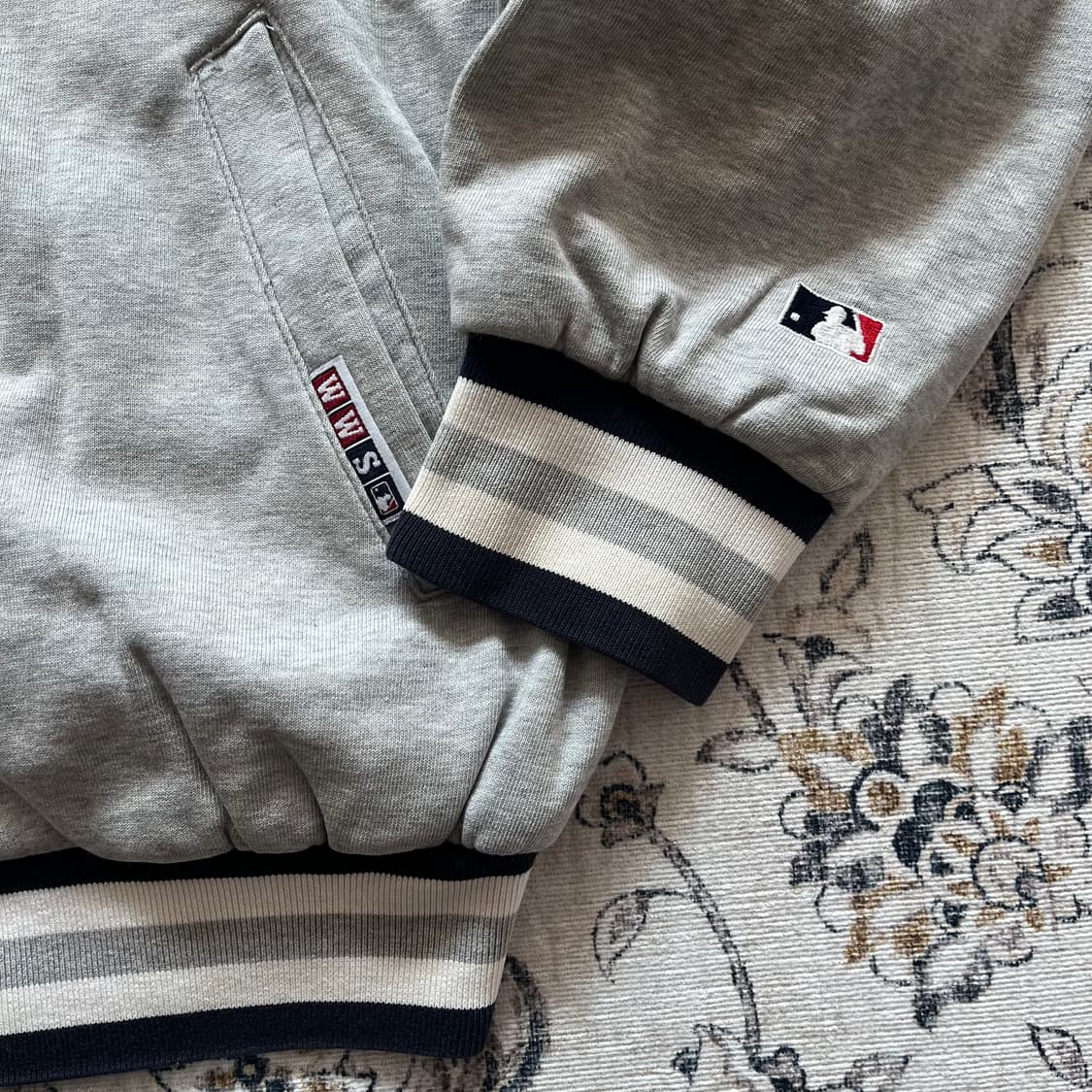 wws 뉴욕양키즈 코튼 바시티 자켓 상품이미지4