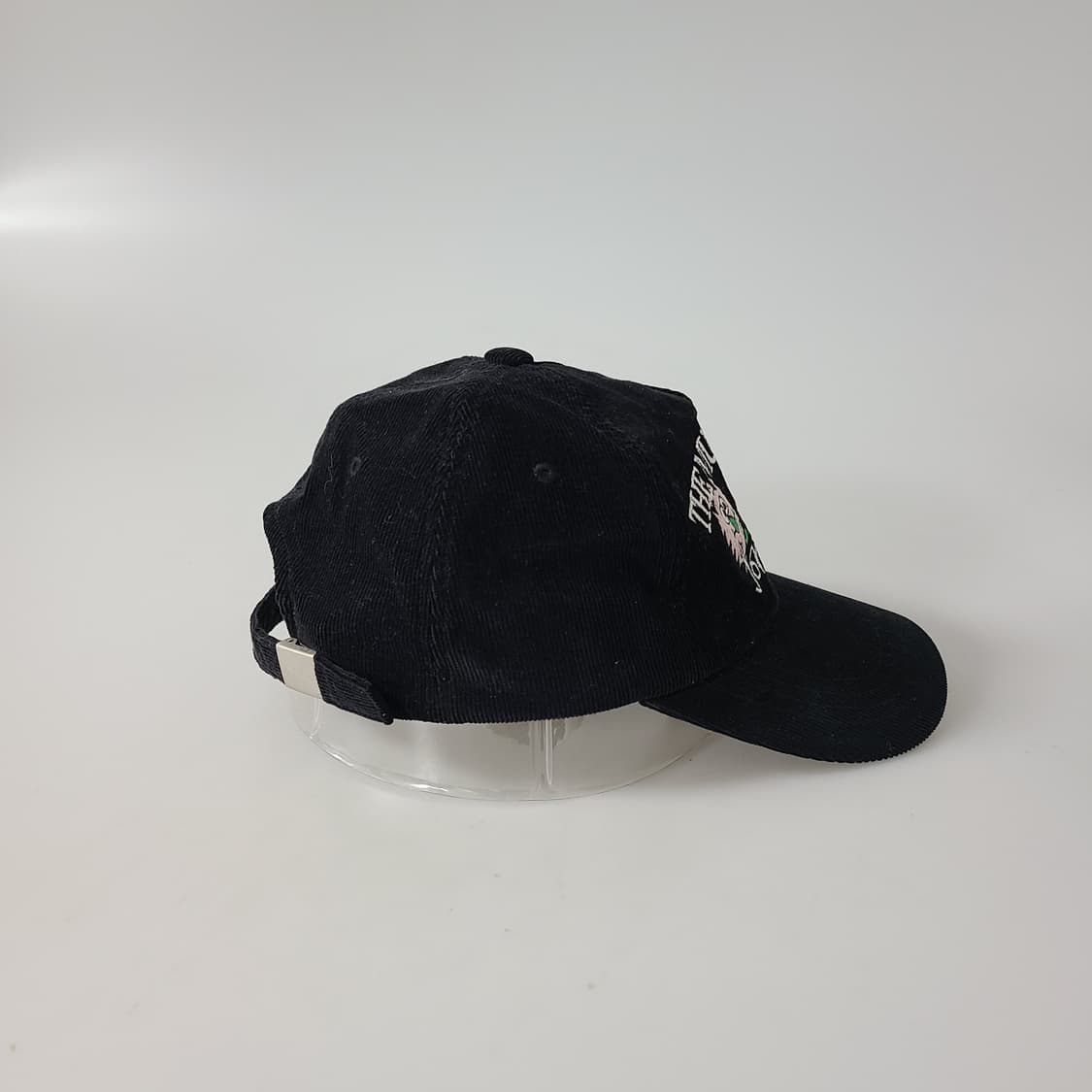 더뮤지엄비지터X존버거맨 페인티드 피자앤포크 코듀로이 볼캡 브라운 상품이미지4