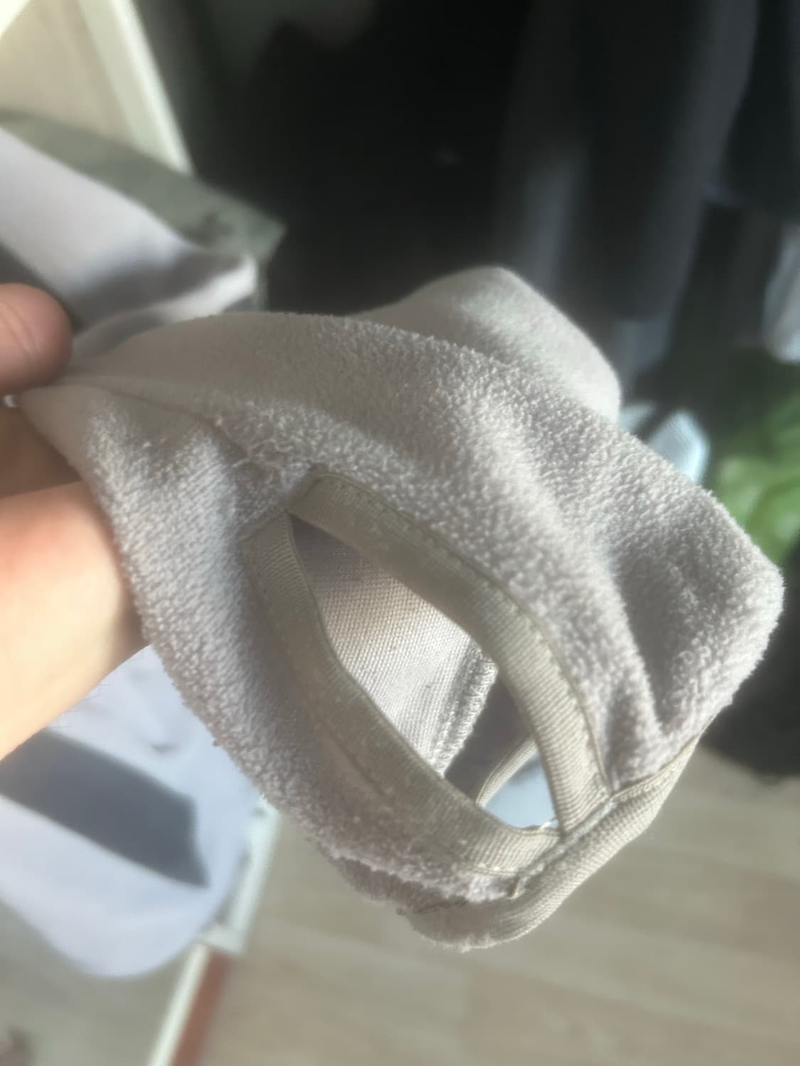 산산기어 하프 집업 플리스 그레이 상품이미지3