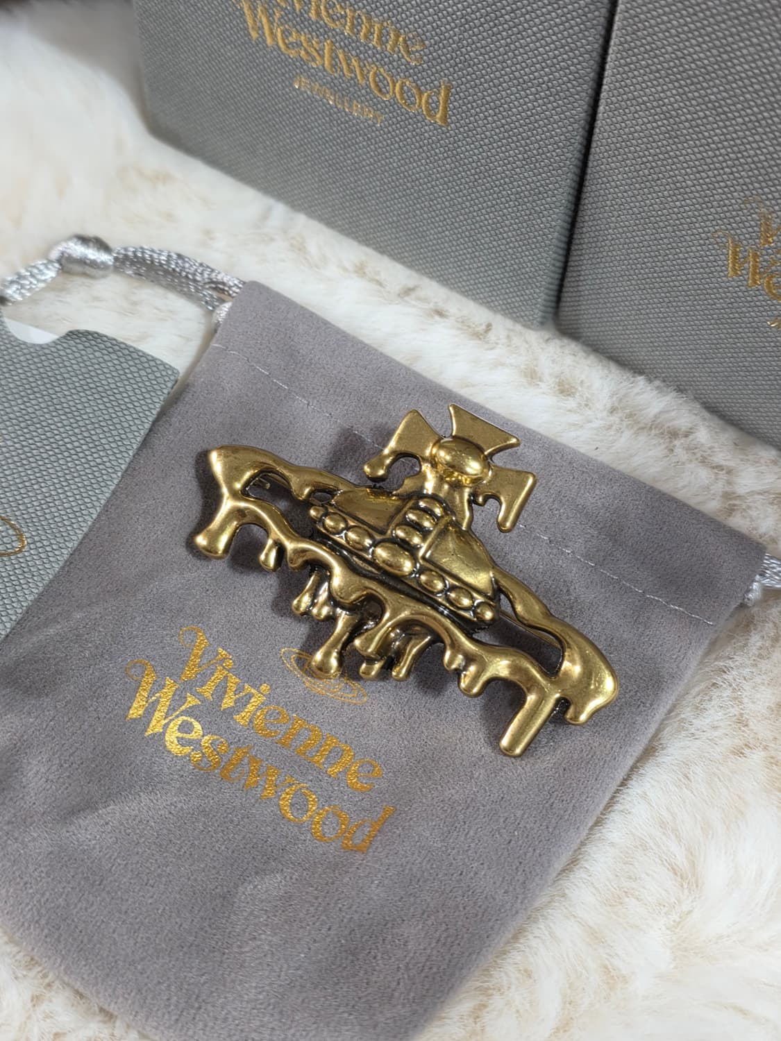 빈티지 유령 엔틱 비비안웨스트우드 브로치 상품이미지3