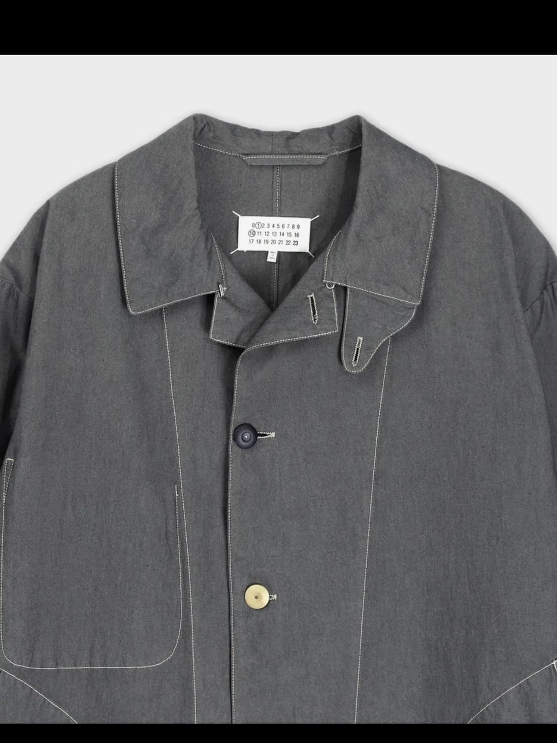 (미개봉 새상품) 메종마르지엘라 코튼 캔버스 코트 50 상품이미지2