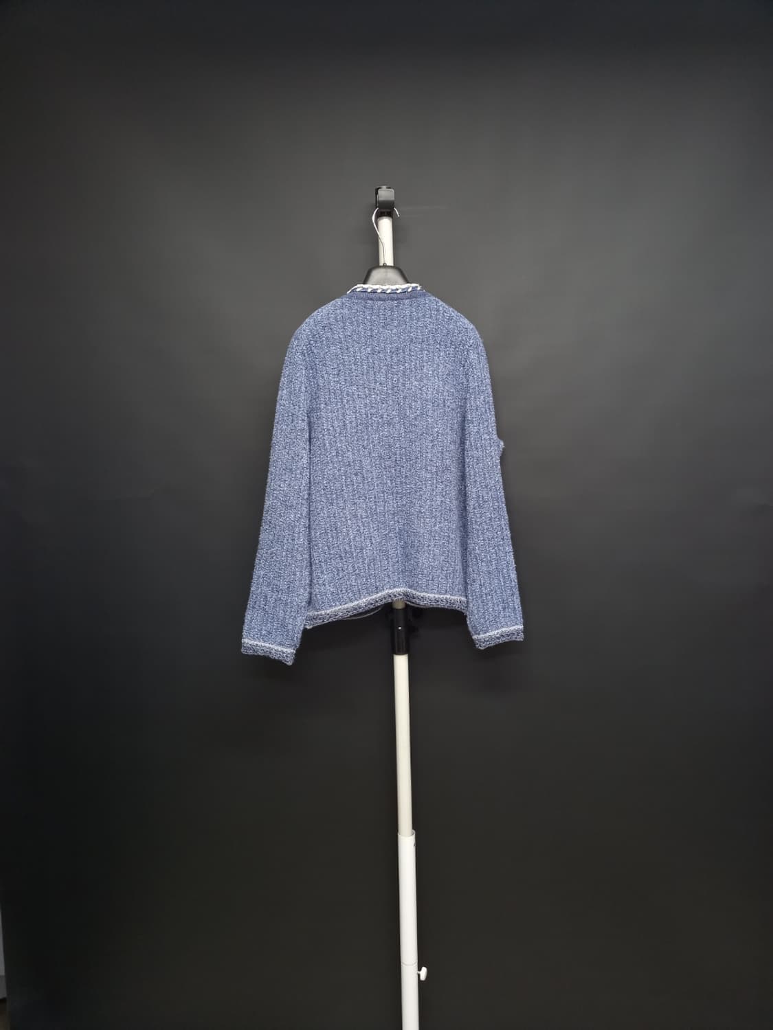 새 지컷 춘추 겨울간절기 트위드직조 가디건자켓 F 44-77 상품이미지2