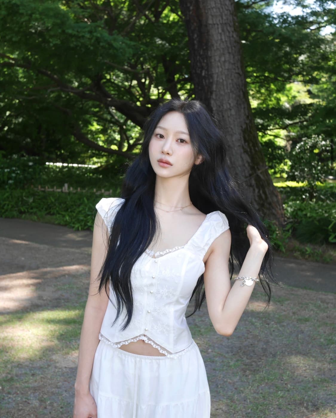 피브안 스완 레이스 블라우스 m 상품이미지3