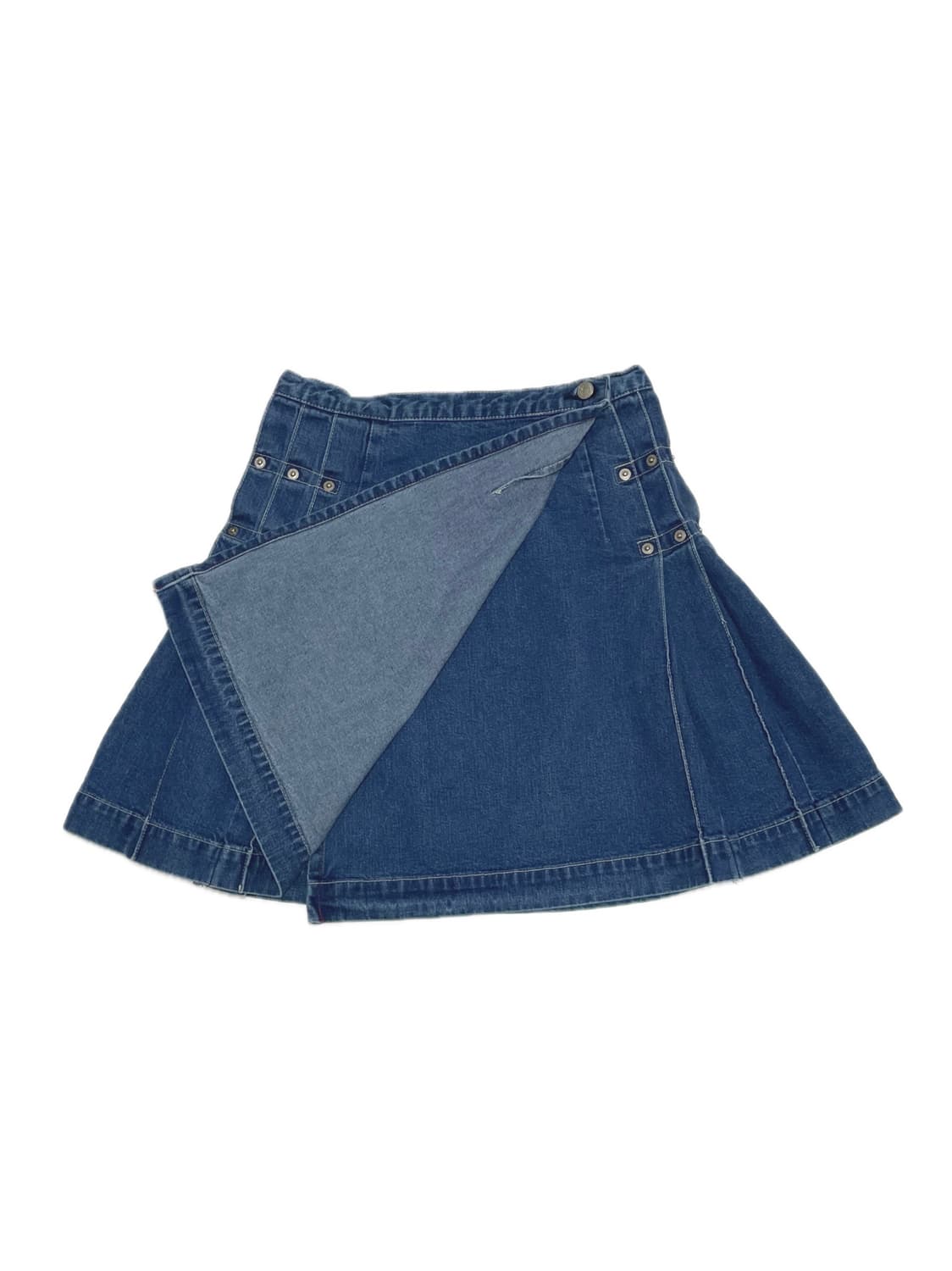 hysteric glamour button stud denim wrap 상품이미지5