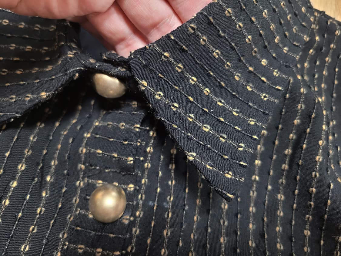 민타레트로(MINTA RETRO) 골드버튼 원피스 55 새상품 상품이미지4