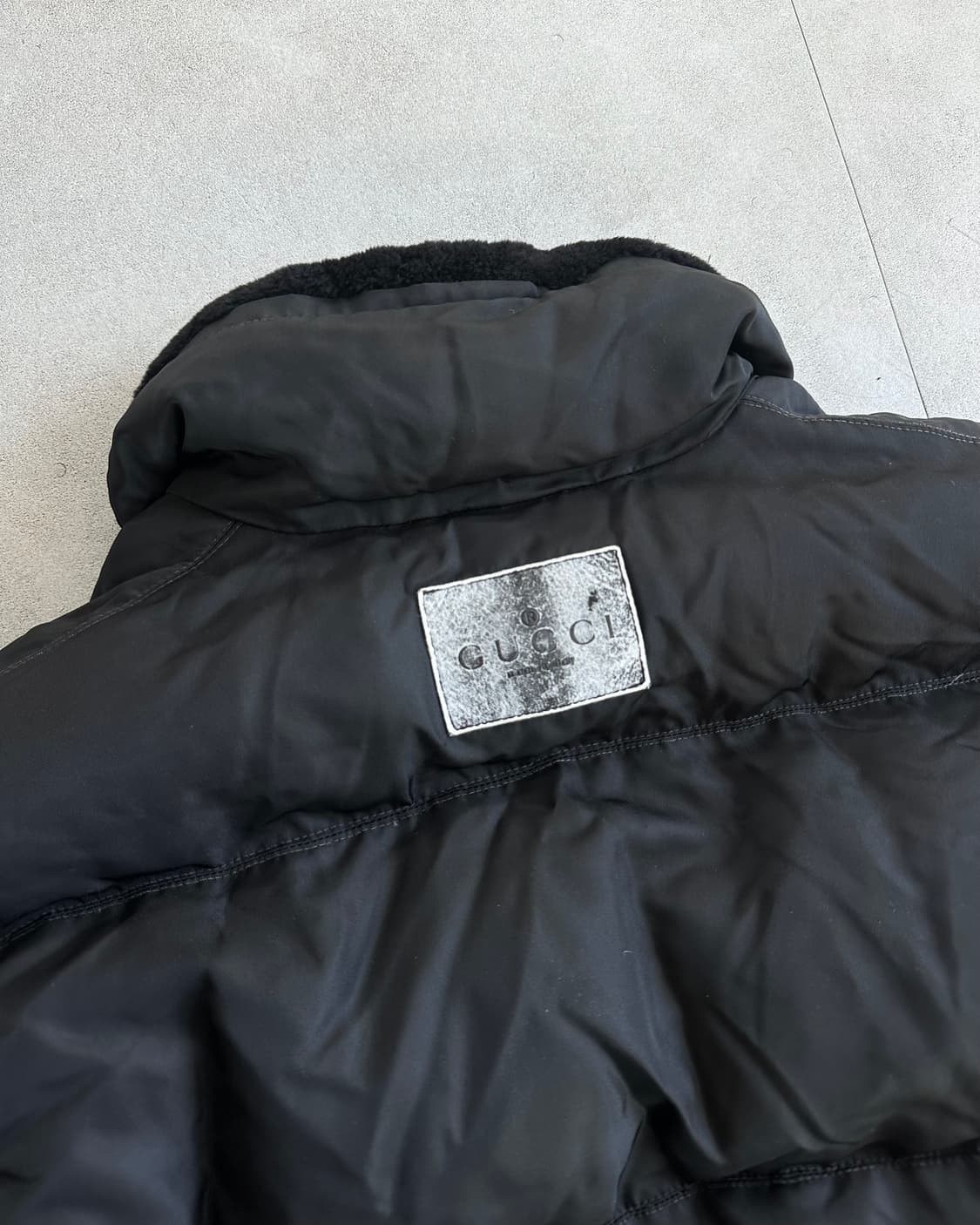 구찌 1998 톰포드 아카이브 시어링 구스다운 봄버 상품이미지6