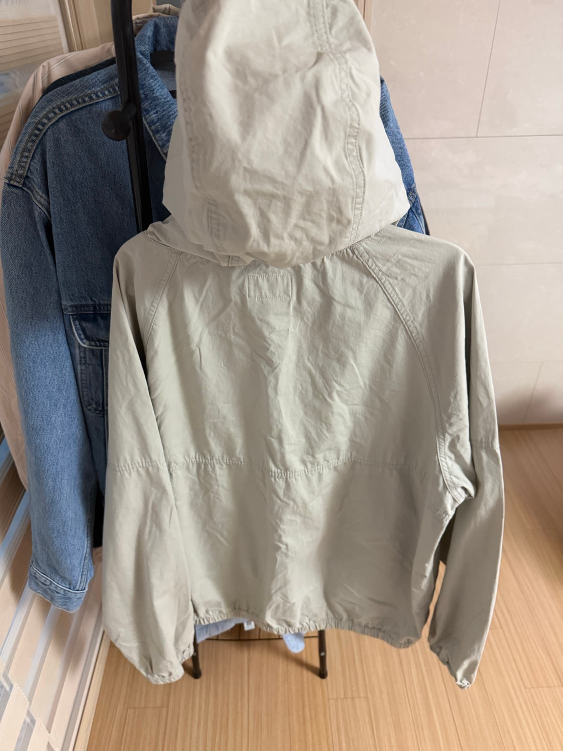 카키스 후드윈드 바람막이 (3)  상품이미지2