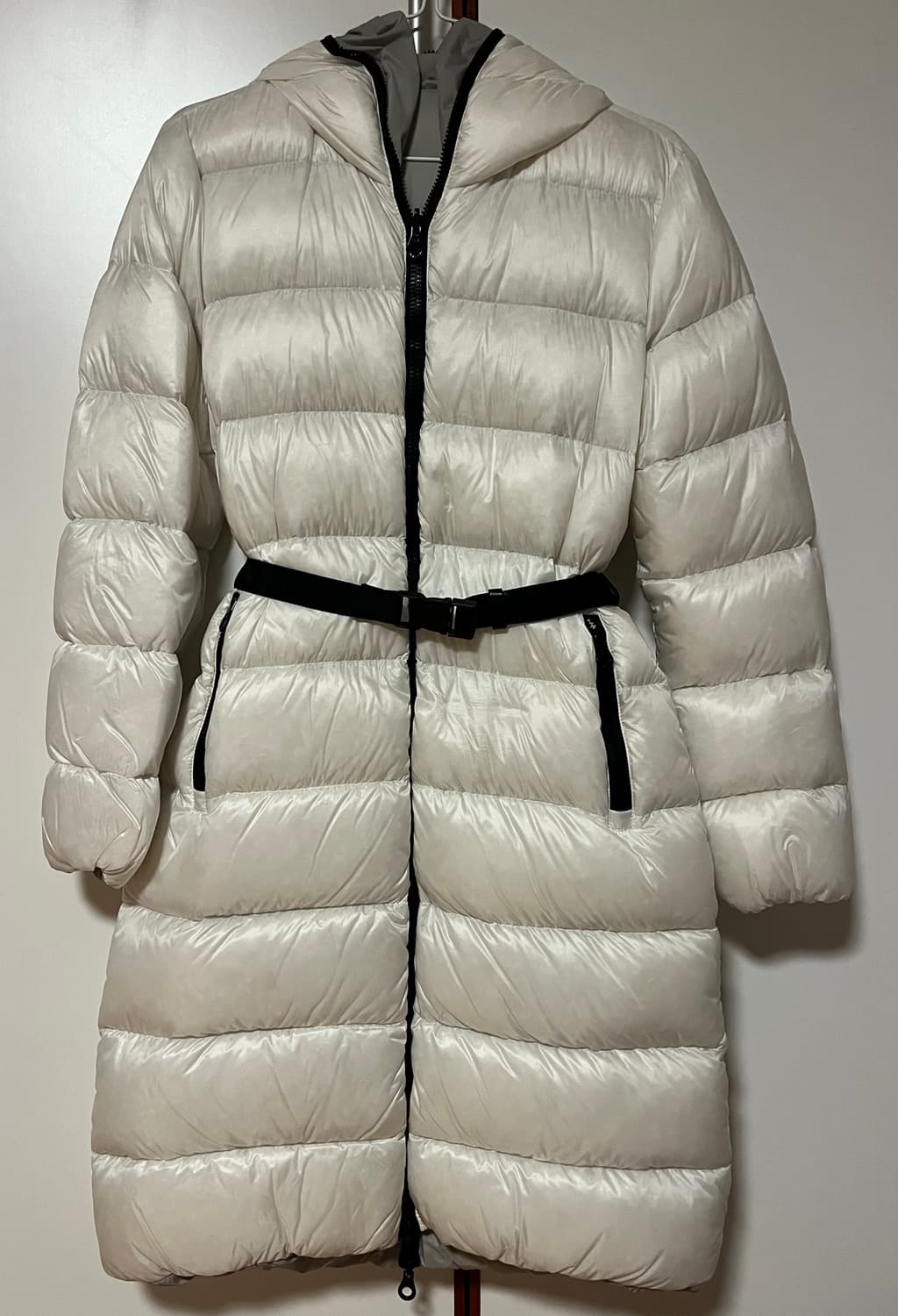 듀베티카 리버시블 화이트&그레이 롱패딩 상품이미지1