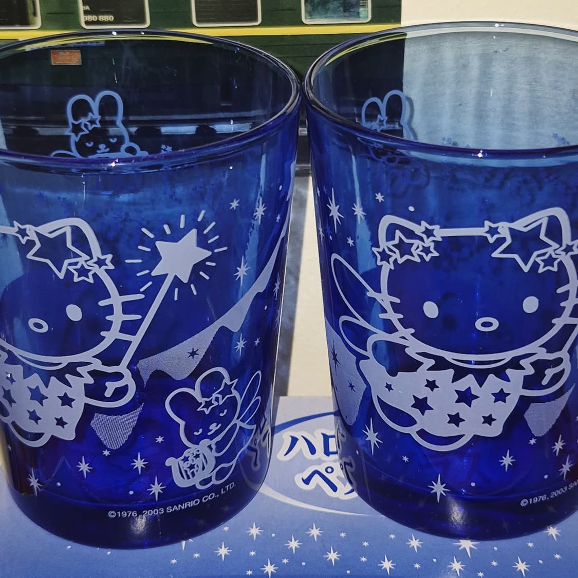 03s 고전 엔젤 키티 블루 텀블러 글라스 세트 상품이미지7