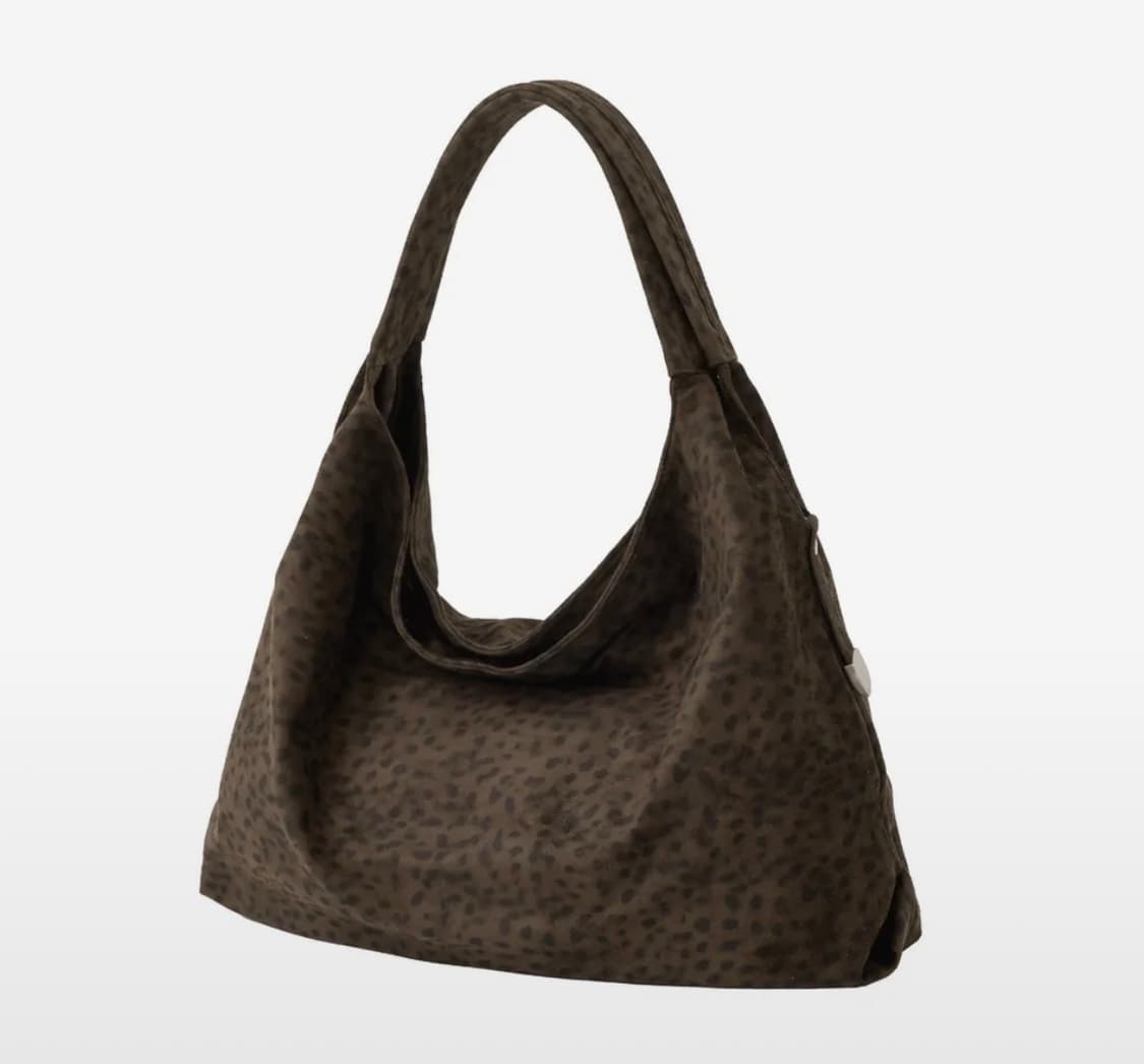 샌드뮤지엄 CACTUS HOBO BAG [Leopard Brown] 상품이미지1