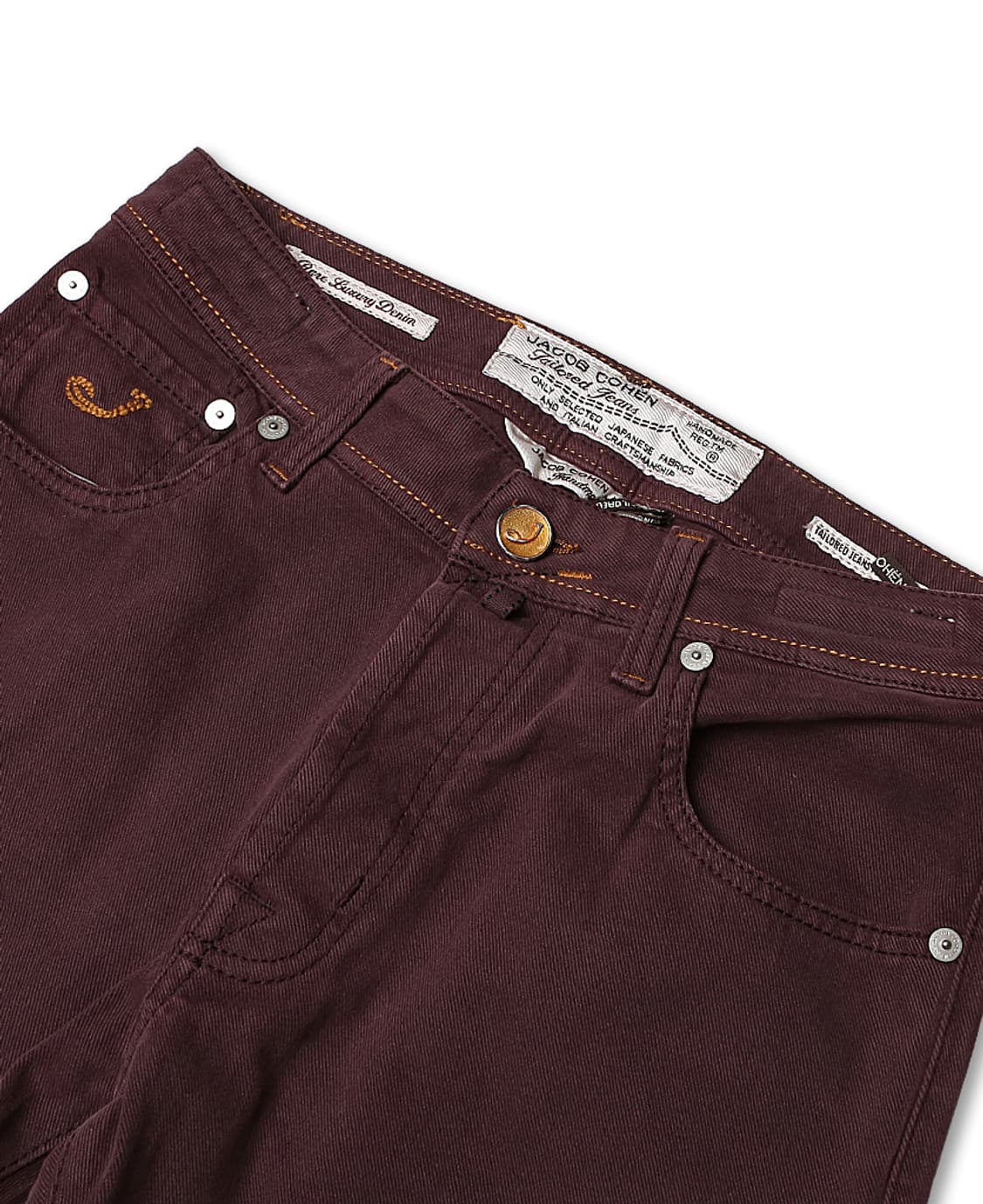 야콥 코헨 [Jacob Cohen] 버건디 몰스킨 J688 테일러드 진 상품이미지3