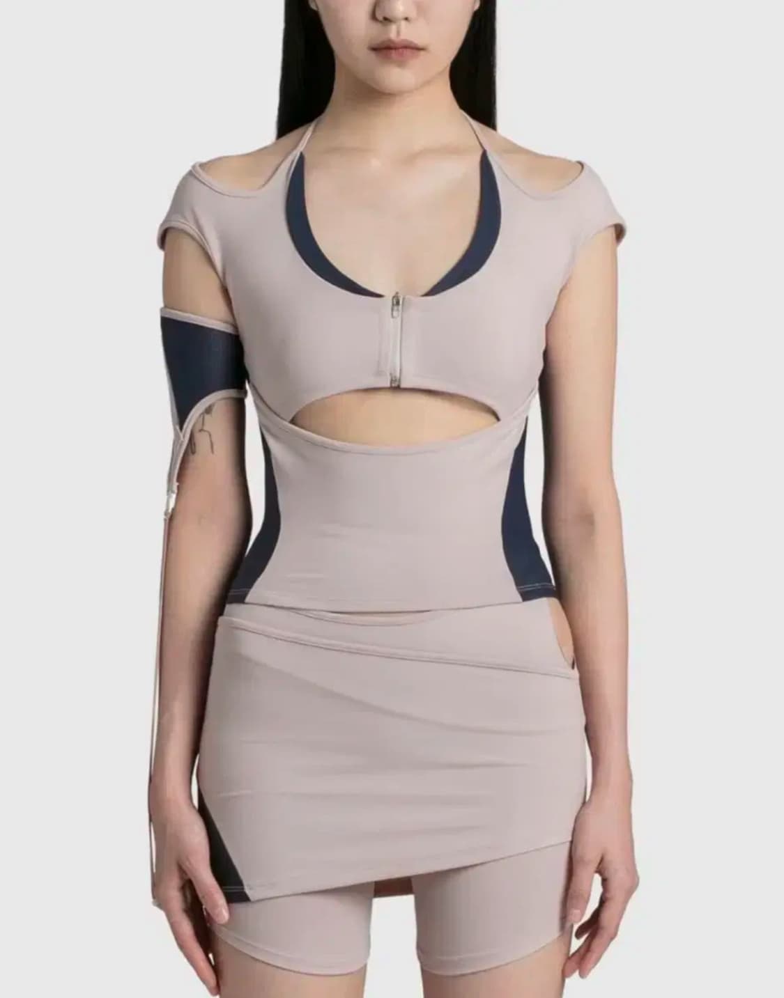 혜인서 홀터 레이서탑 애쉬 핑크 상품이미지1