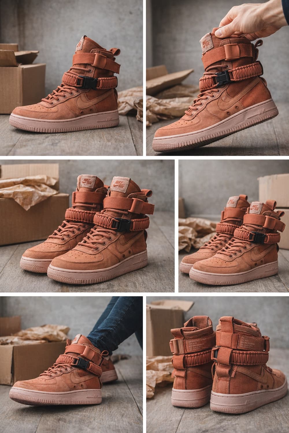 [새상품] 나이키 정품 SF 에어포스1 더스티피치 260mm 상품이미지8