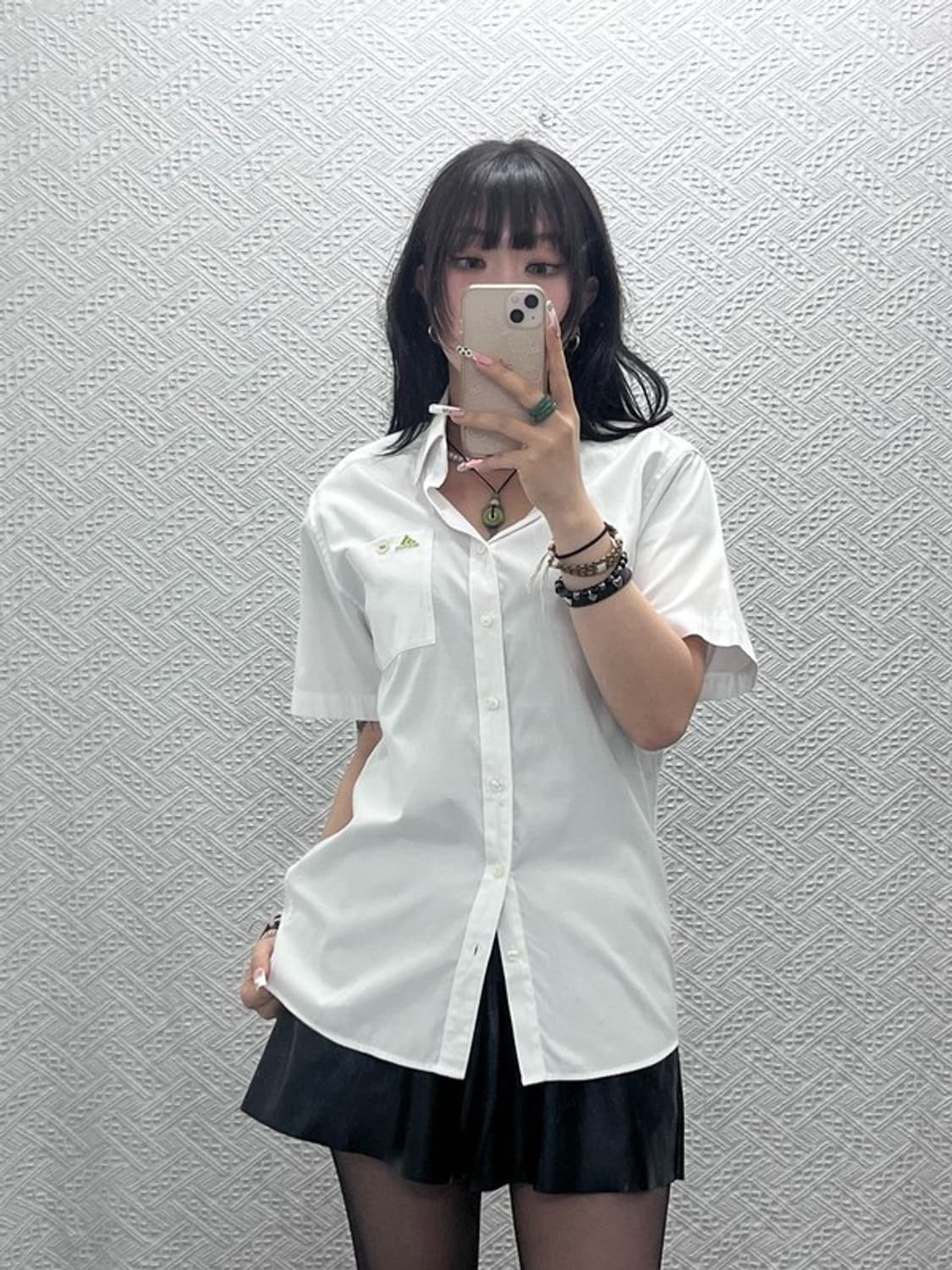 아디다스 빈티지 캐주얼 워크 반팔 셔츠 95 C11425 상품이미지2