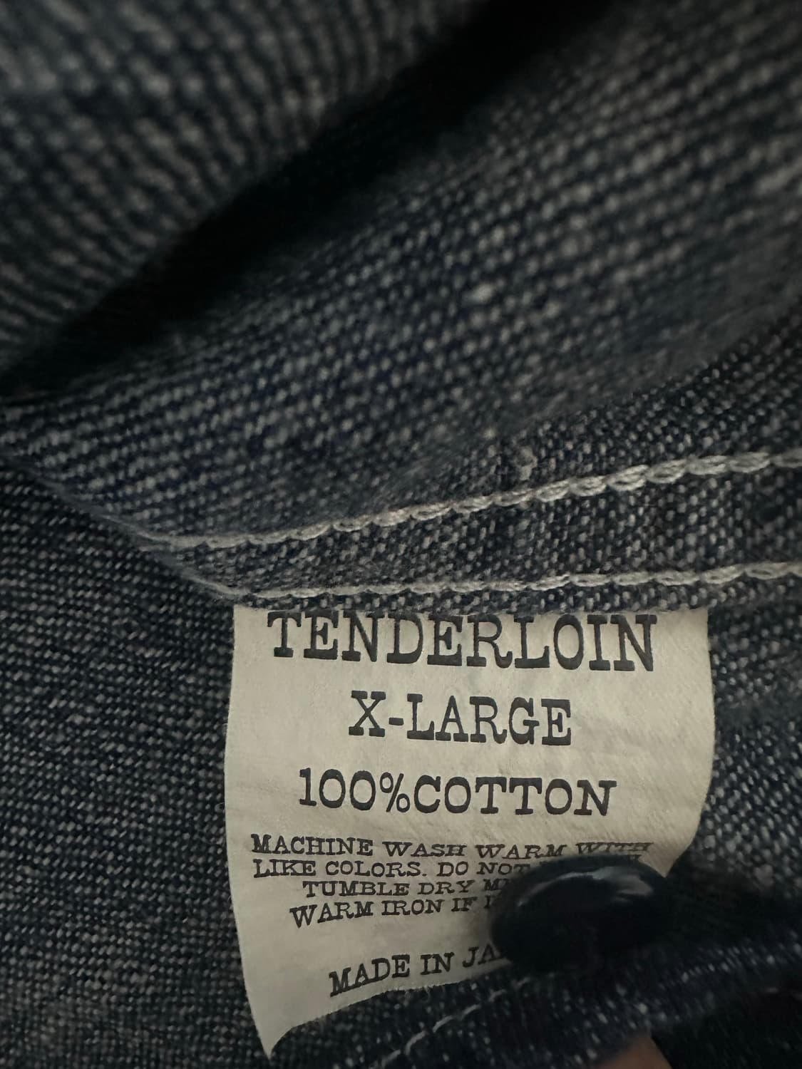 텐더로인 데님셔츠 XL 상품이미지3
