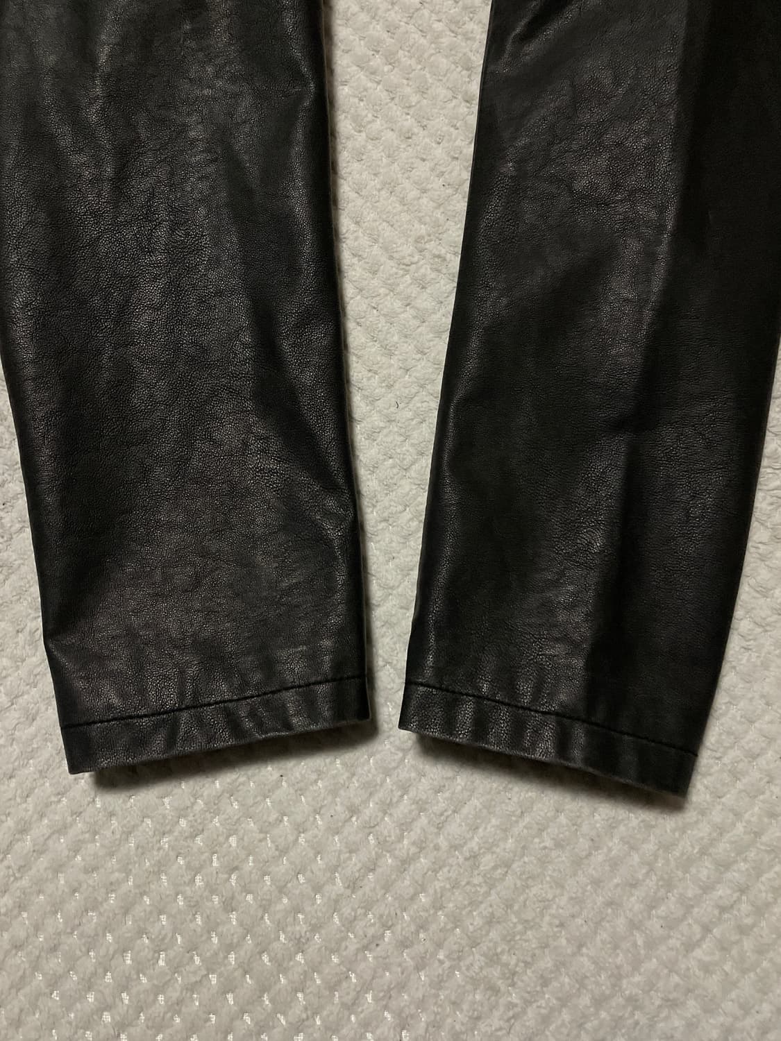 SPERONE 스페로네 비건 레더 오버사이즈 미니멀 2버튼 워싱 레더 상품이미지8