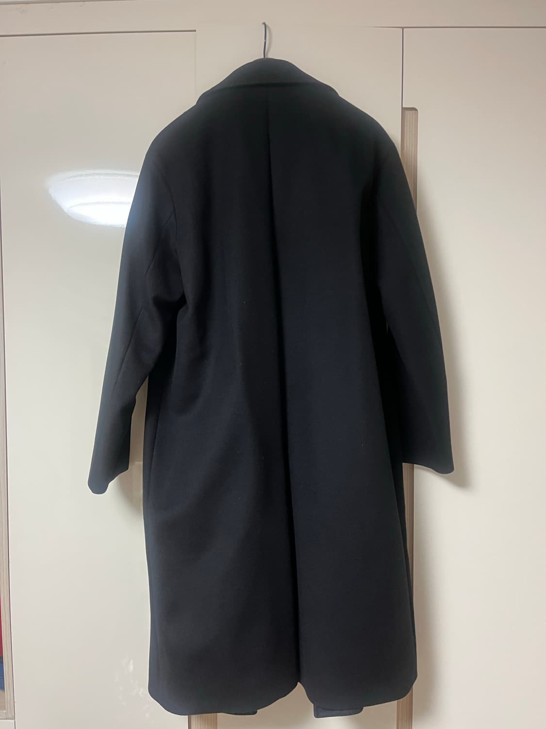 인사일런스 더블 코트 (블랙 / 울&캐시미어) L사이즈 상품이미지2