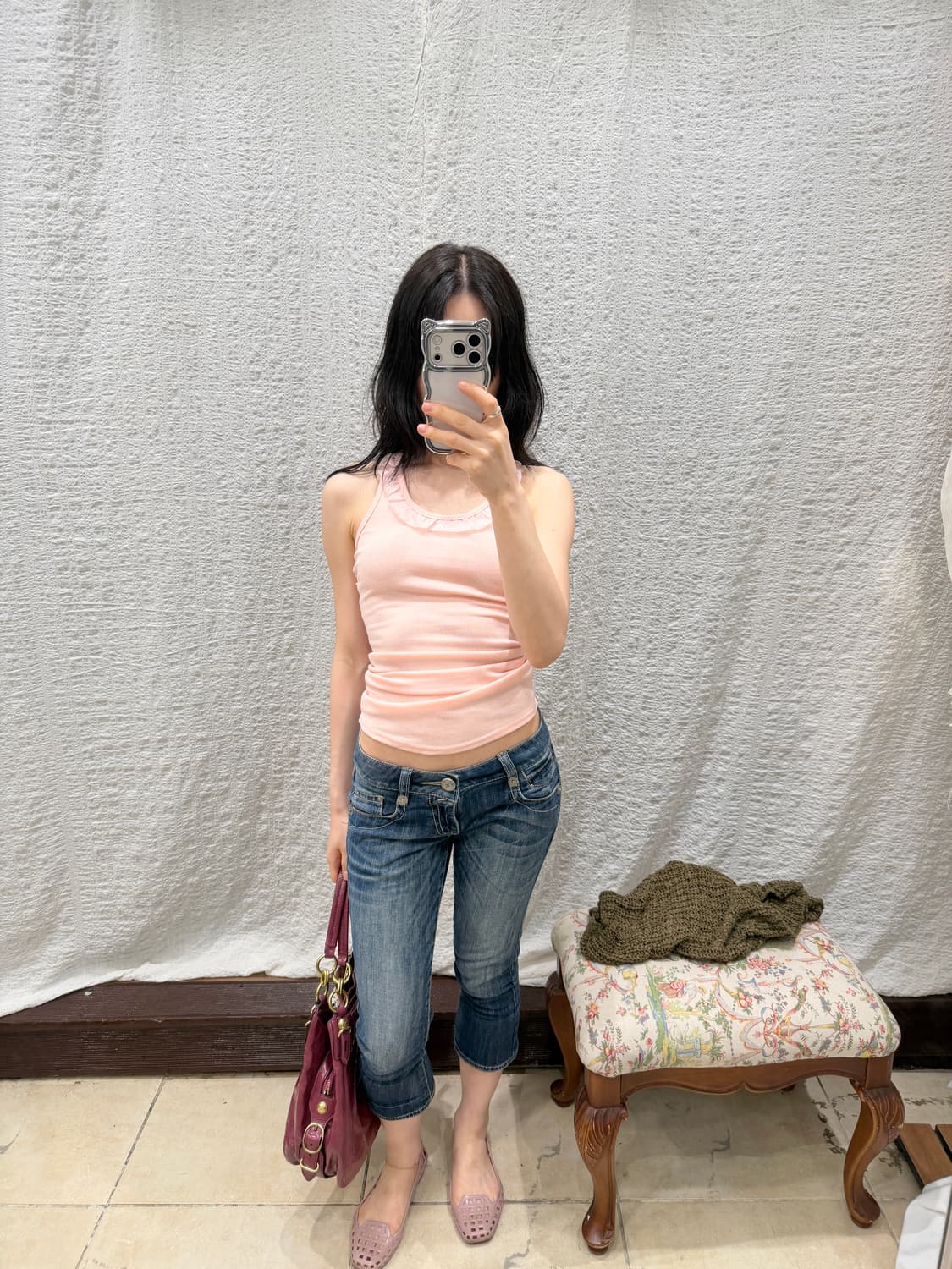 Rose Petal Lace Tank 상품이미지2