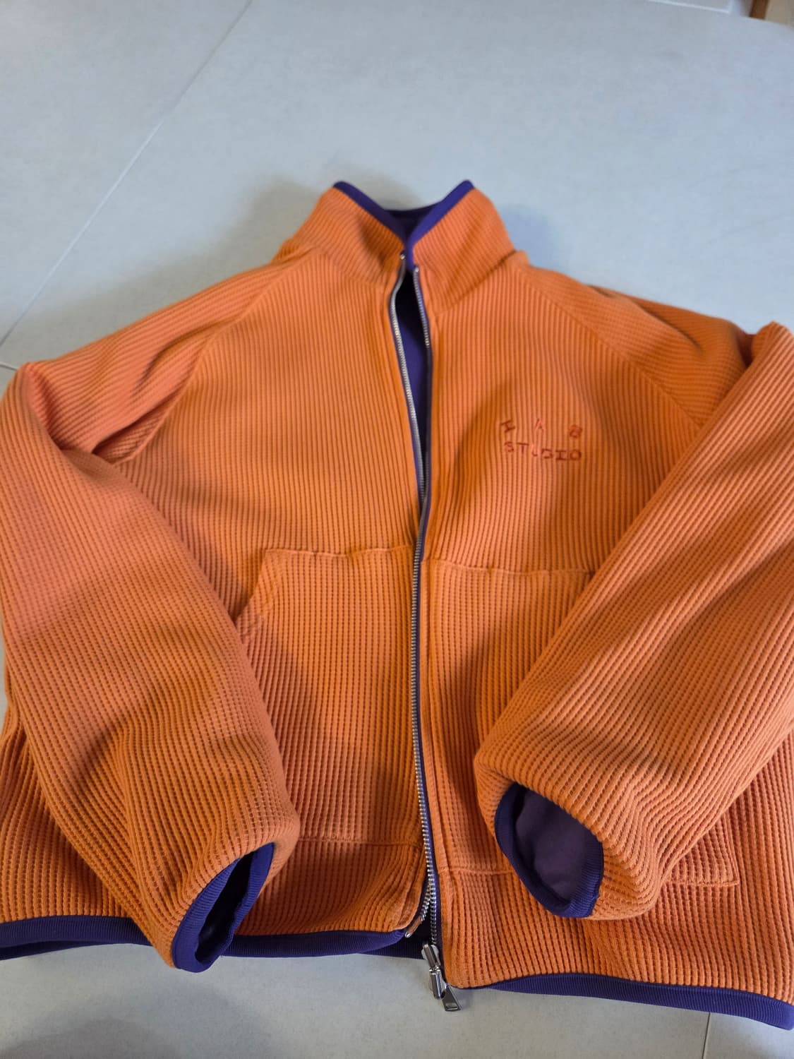 아이앱 리버시블 자켓 퍼플& 오렌지 m 상품이미지2