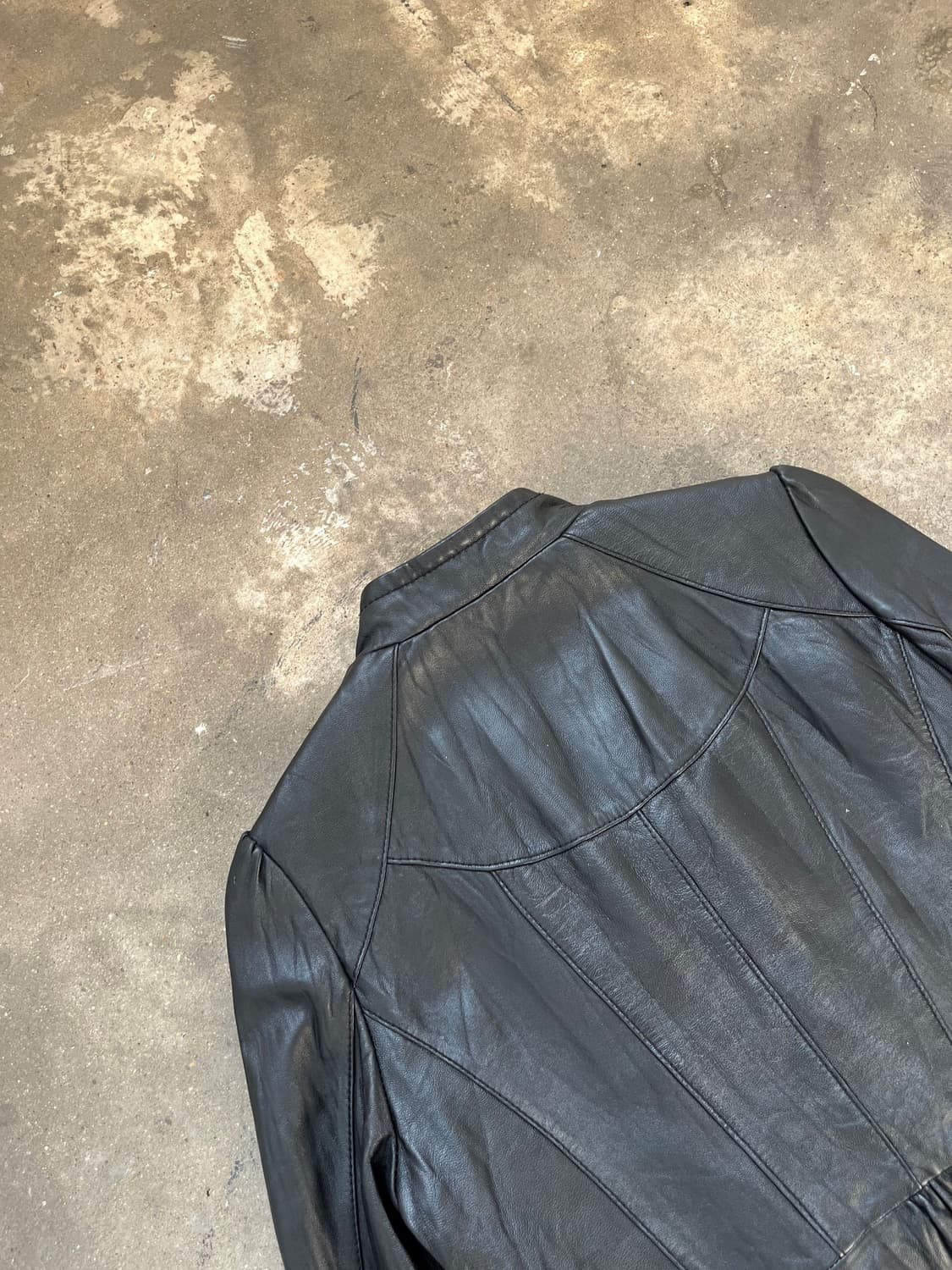 Vintage 램스킨 레더 블레이저  상품이미지4