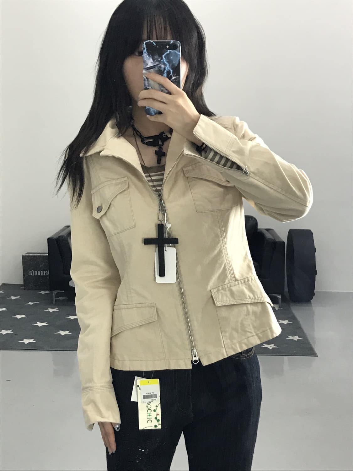 Untitled Ivory Cotton Jackets 상품이미지1