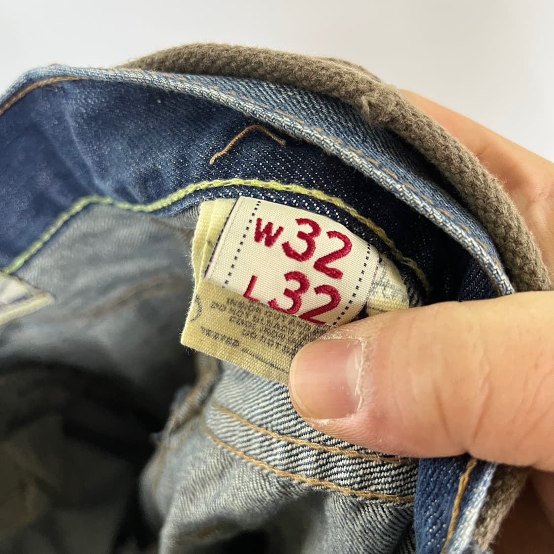 [A&F] 아베크롬비 데미지 워싱 데님팬츠 (벨트세트) 상품이미지5