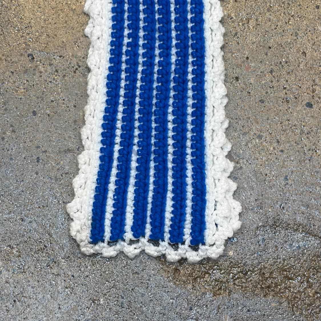 미국 빈티지 니트 핸드메이드 손뜨게 양면 후드 머플러 목도리 상품이미지6