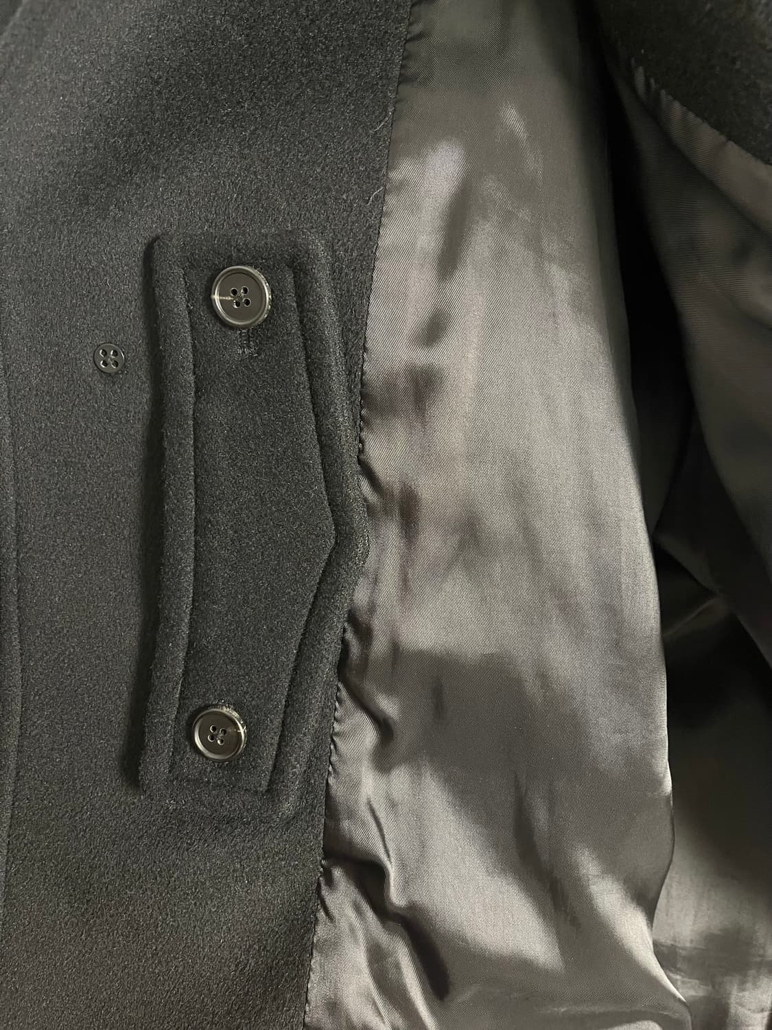 [4] 23fw 브라운야드 발마칸코트 블랙 상품이미지2