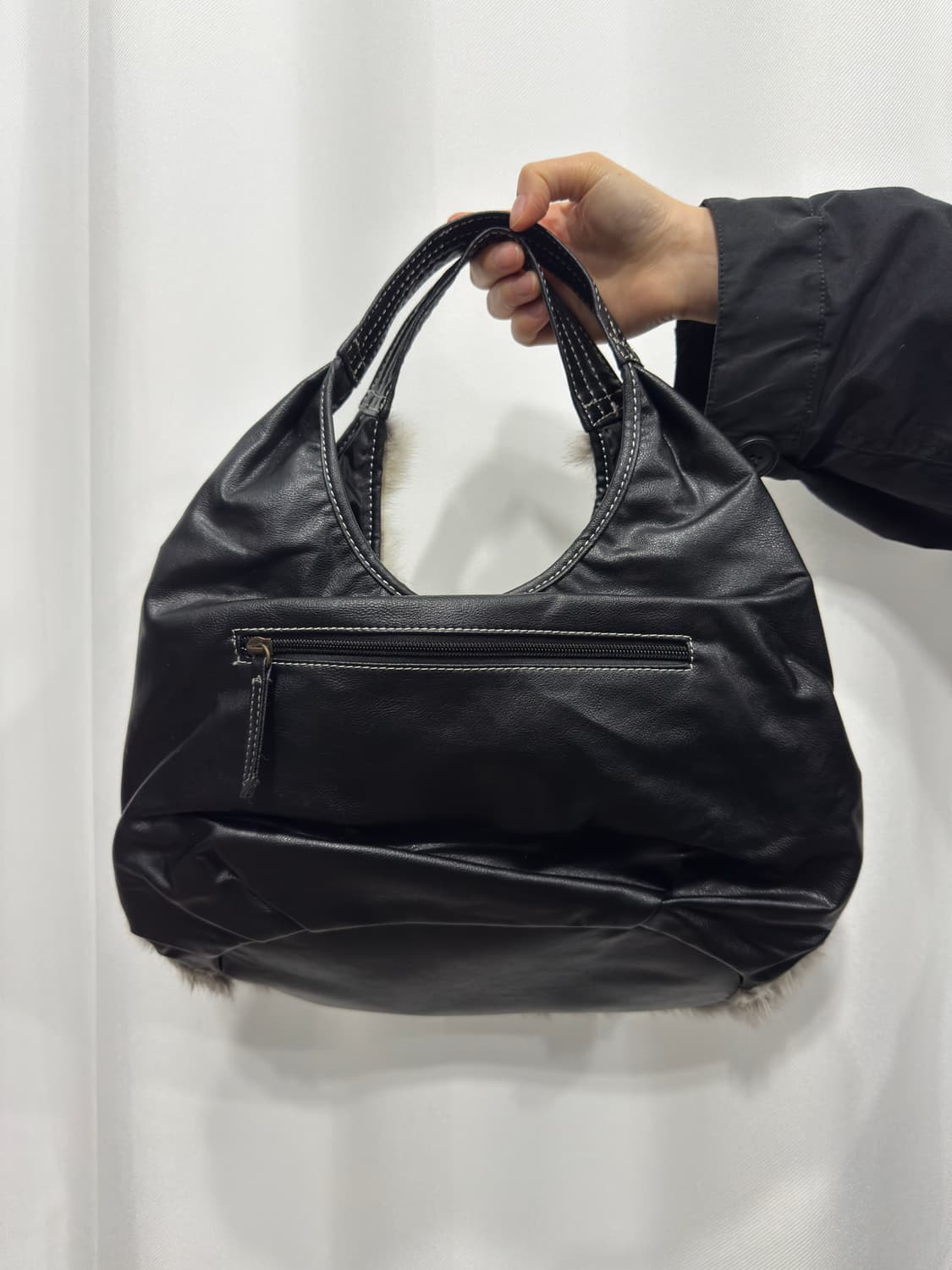 rabbit fur leather bag 상품이미지2