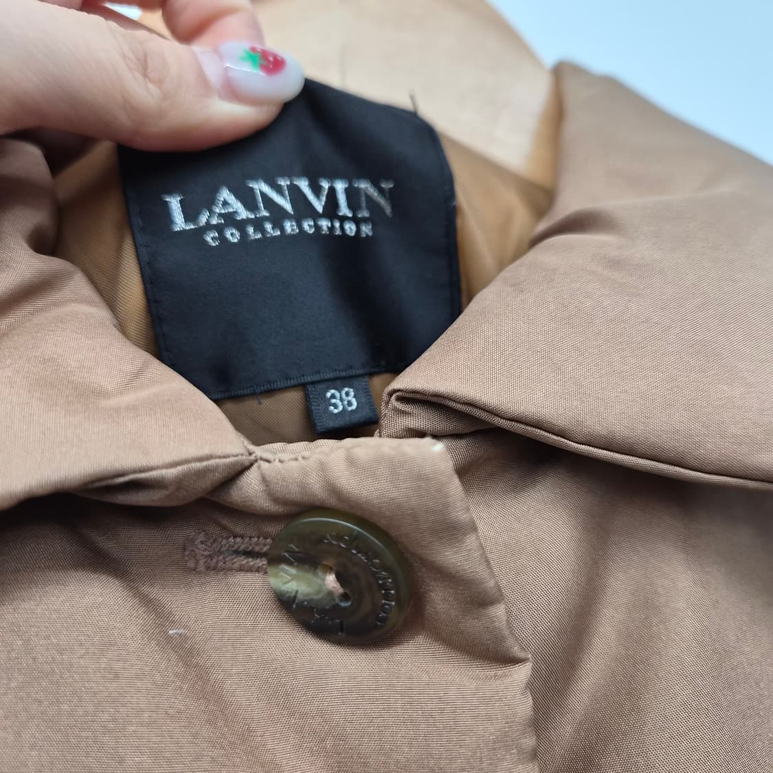 랑방 브라운 숏 패딩 38 상품이미지3