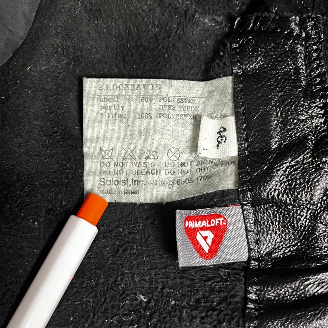 솔로이스트 사슴가죽 프리마로프트 패딩 재킷 상품이미지7